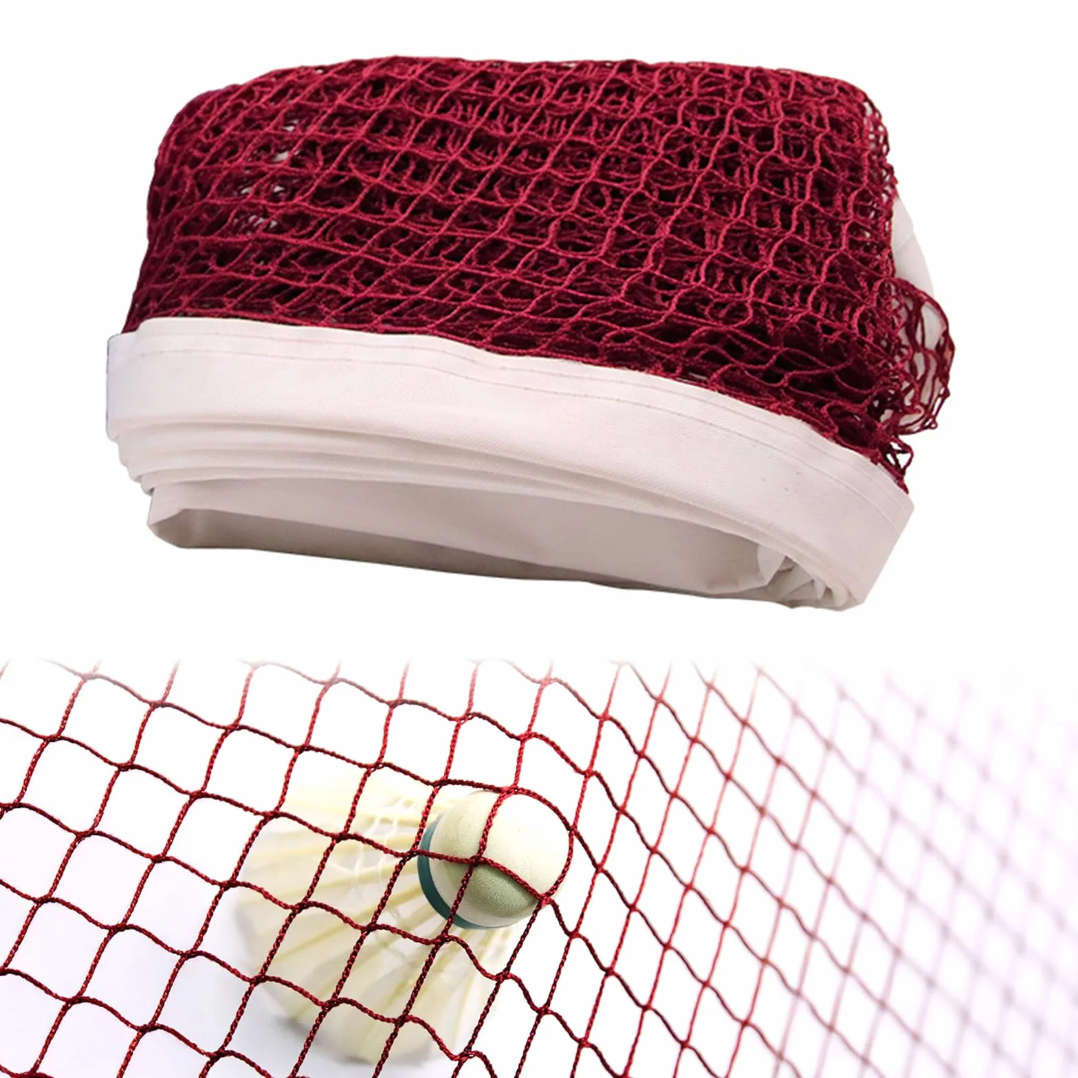 Red de bádminton plegable portátil para voleibol tenis pickleball entrenamiento malla ajustable duradera