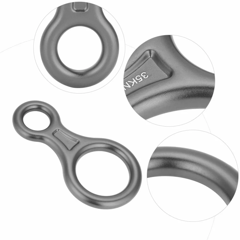 Anillo de Escalada 35KN Figura de Trabajo Pesado Equipo de Rápel