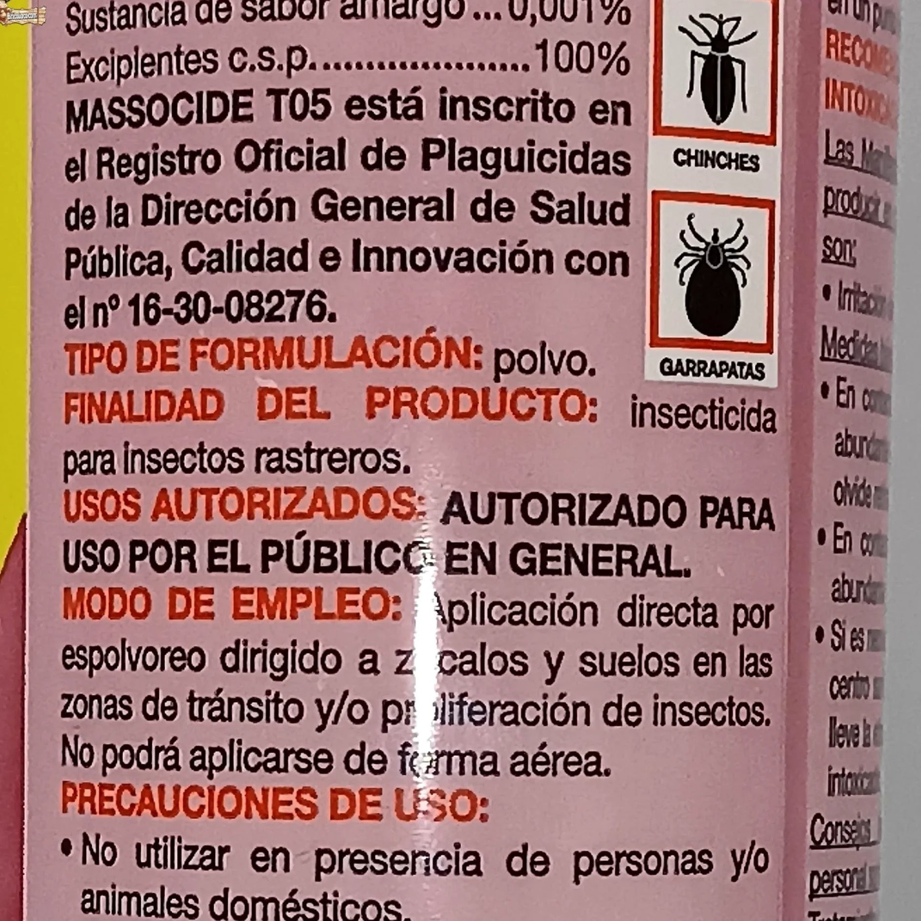 BricoLoco.com Insecticida granulado en Polvo Insectos Rastreros. ¡¡¡ 1.500 Gramos !!! (6X250 grs.). Suelo Exterior e Interior. Hormigas, cucarachas, pulgas, chinches, garrapatas, piojos. (1.5)