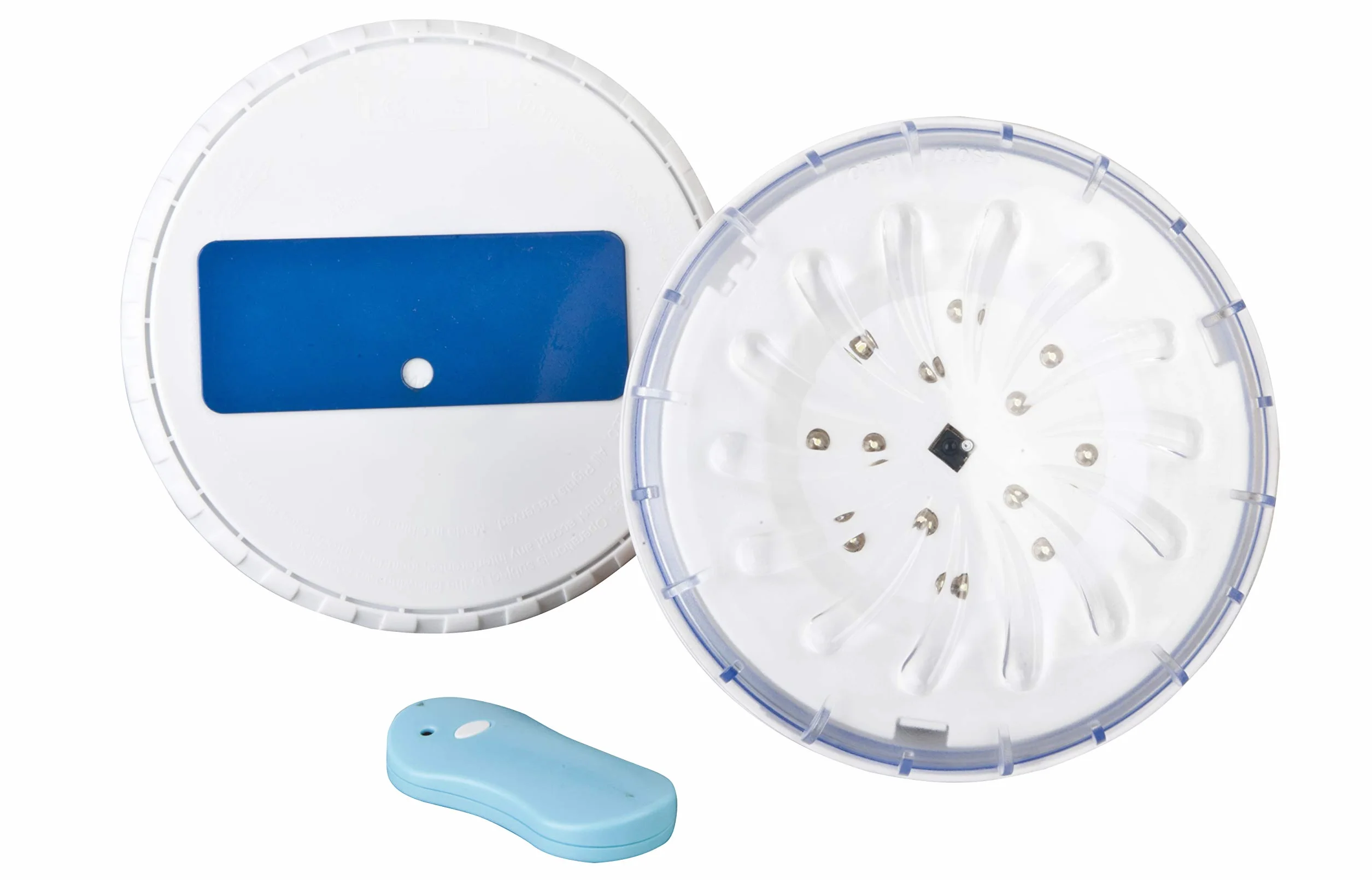Gre PLED2 - Iluminación para Piscina. Conjunto de Dos Proyectores Led Blanco para Piscina Elevada de Acero, 8W. Luz para Piscinas