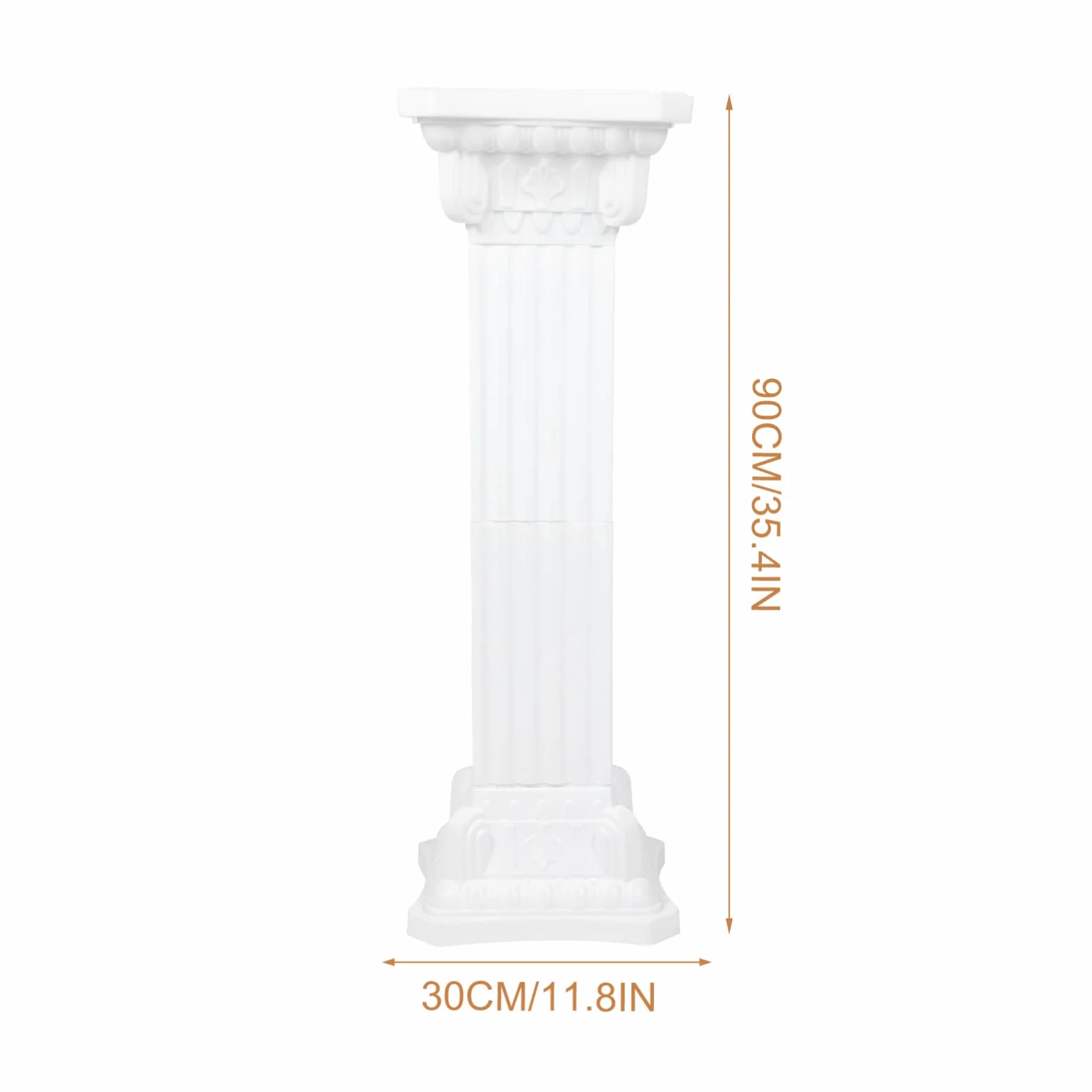 HEMOTON Columnas de boda para bodas estatuas exteriores soporte pilar para decoración de pedestales para plantas - Grupo + Griego + Columna + Estatuas de paisaje de la boda romana