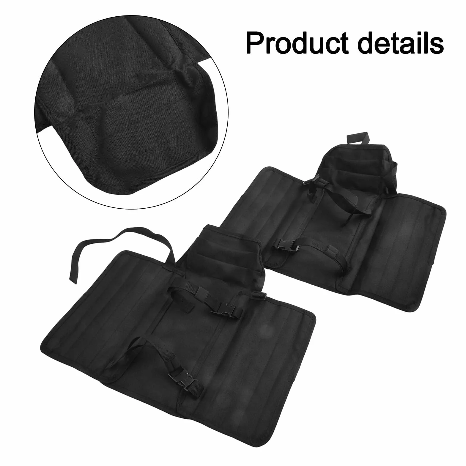 Polainas de serpiente impermeables Oxford para caza, senderismo, trabajo granja (negro)