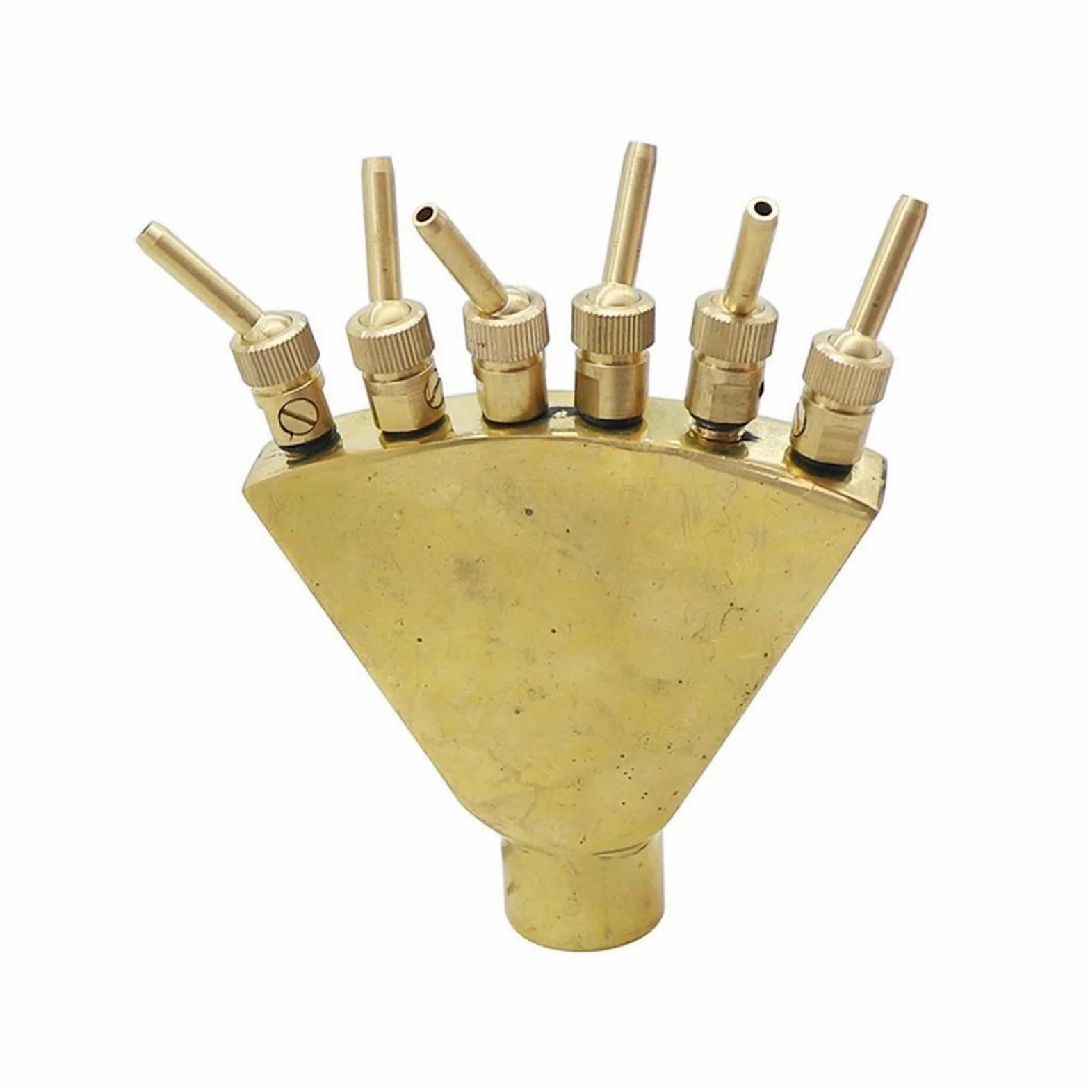 Herramientas de sistema de riego de jardinería 1 pieza de 1 pulgada Phoenix Tail Fuente de la boquilla, además de una pequeña boquilla con difusor Jardín Válvula Ver fuente de la charca