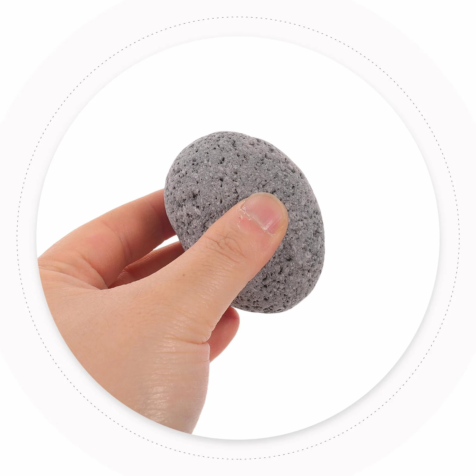 TOYANDONA Piedras Volcánicas para Sauna de Vapor Comercial y SPA Doméstico, Mejoran la Radiación de Calor y Aseguran una Circulación de Calor Uniforme, Peso 1.9kg