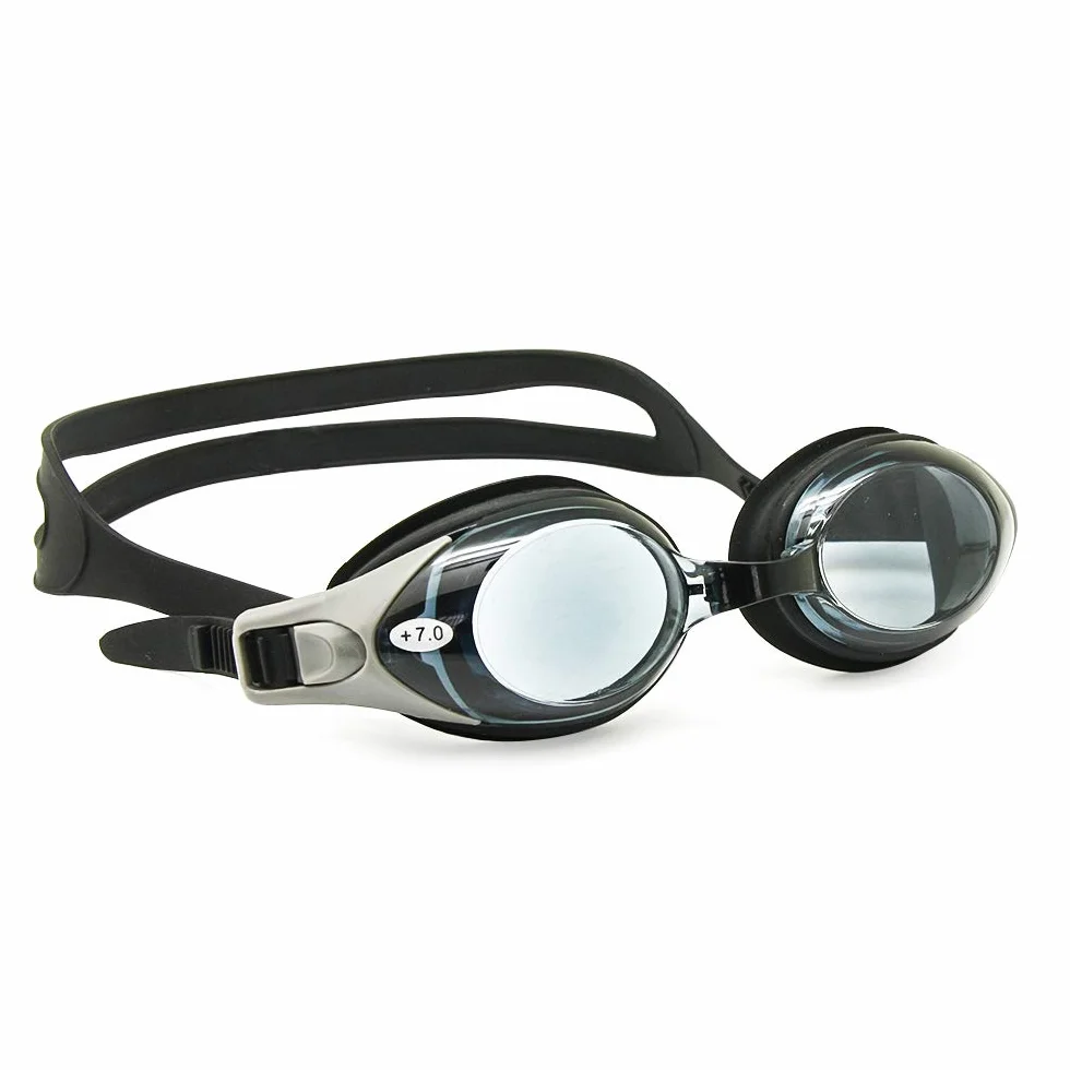 Gafas de natación protección UV impermeable resistentes diferente graduación izquierdo derecho