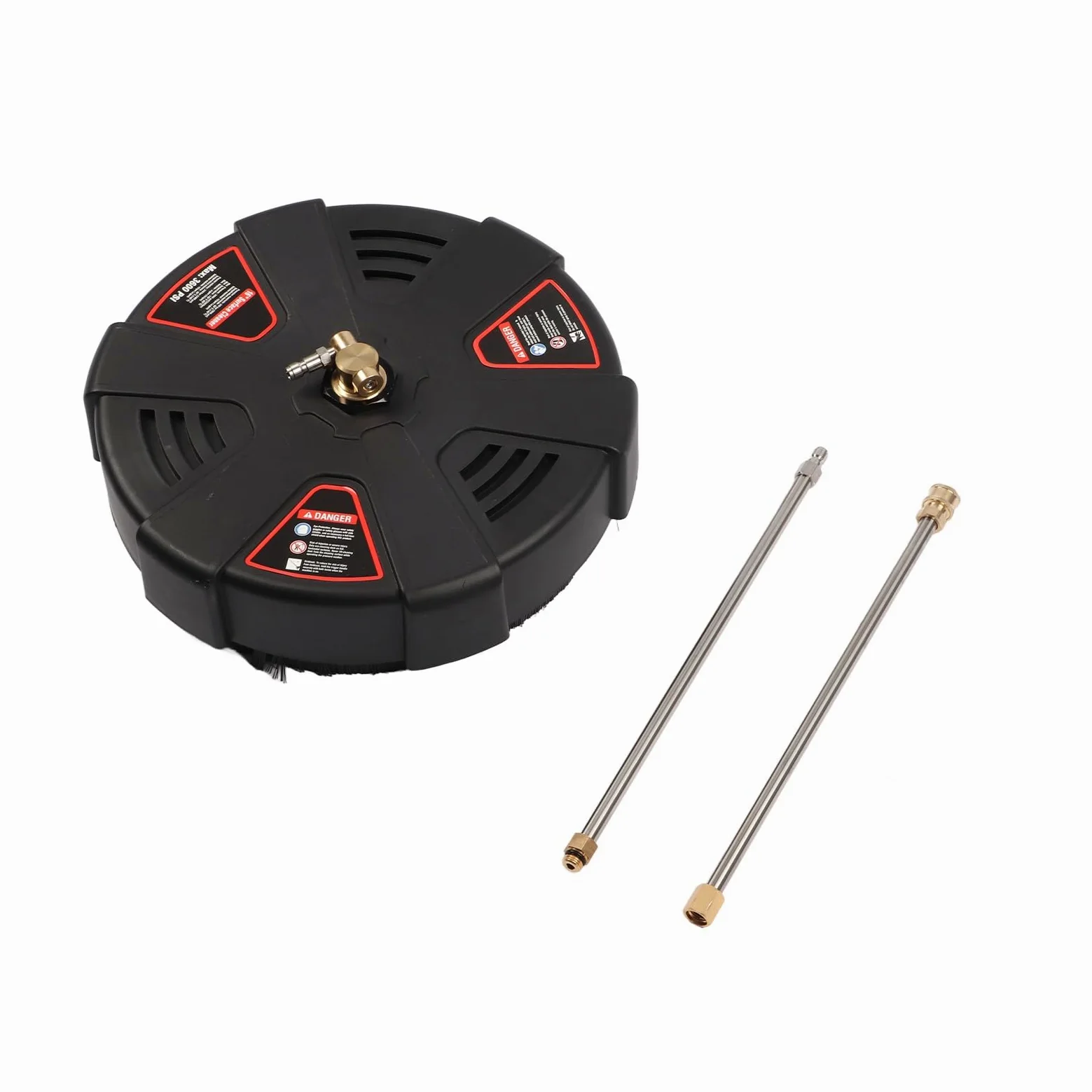 Emoshayoga Limpiador de Superficies de Lavadora Eléctrica de Alta Presión de 16 Pulgadas para una Limpieza Eficiente de Jardín y Limpieza de Pavimentos de Acero Inoxidable