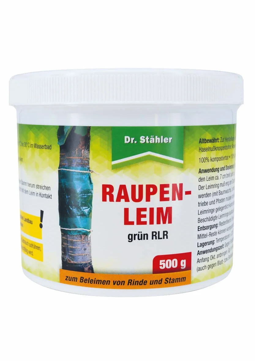Dr. Stähler 1380-00 raupenleim rgl Verde, Insectos fangleim, 500 g