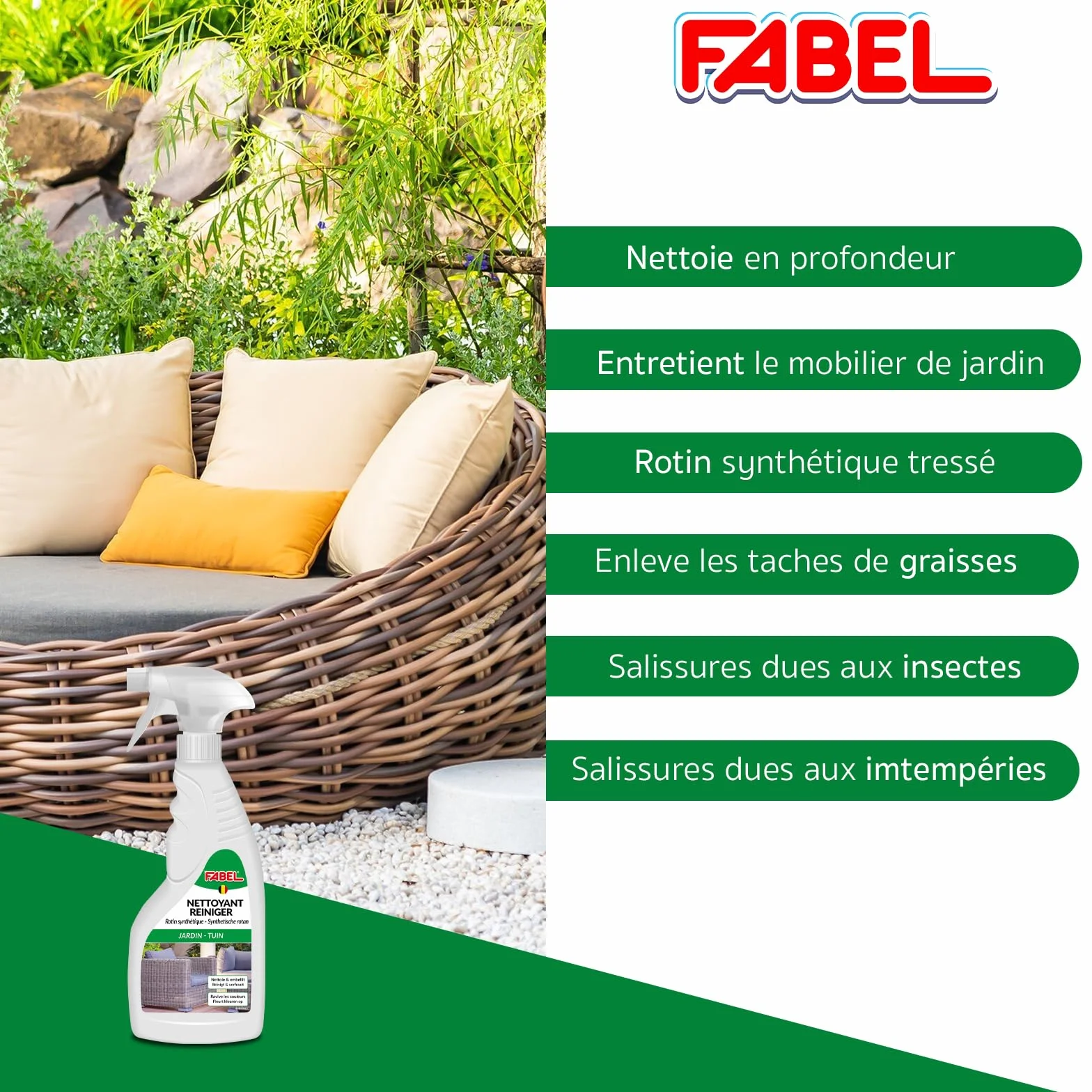 Fabel 42692 Limpiador, Transparente, Sencillo