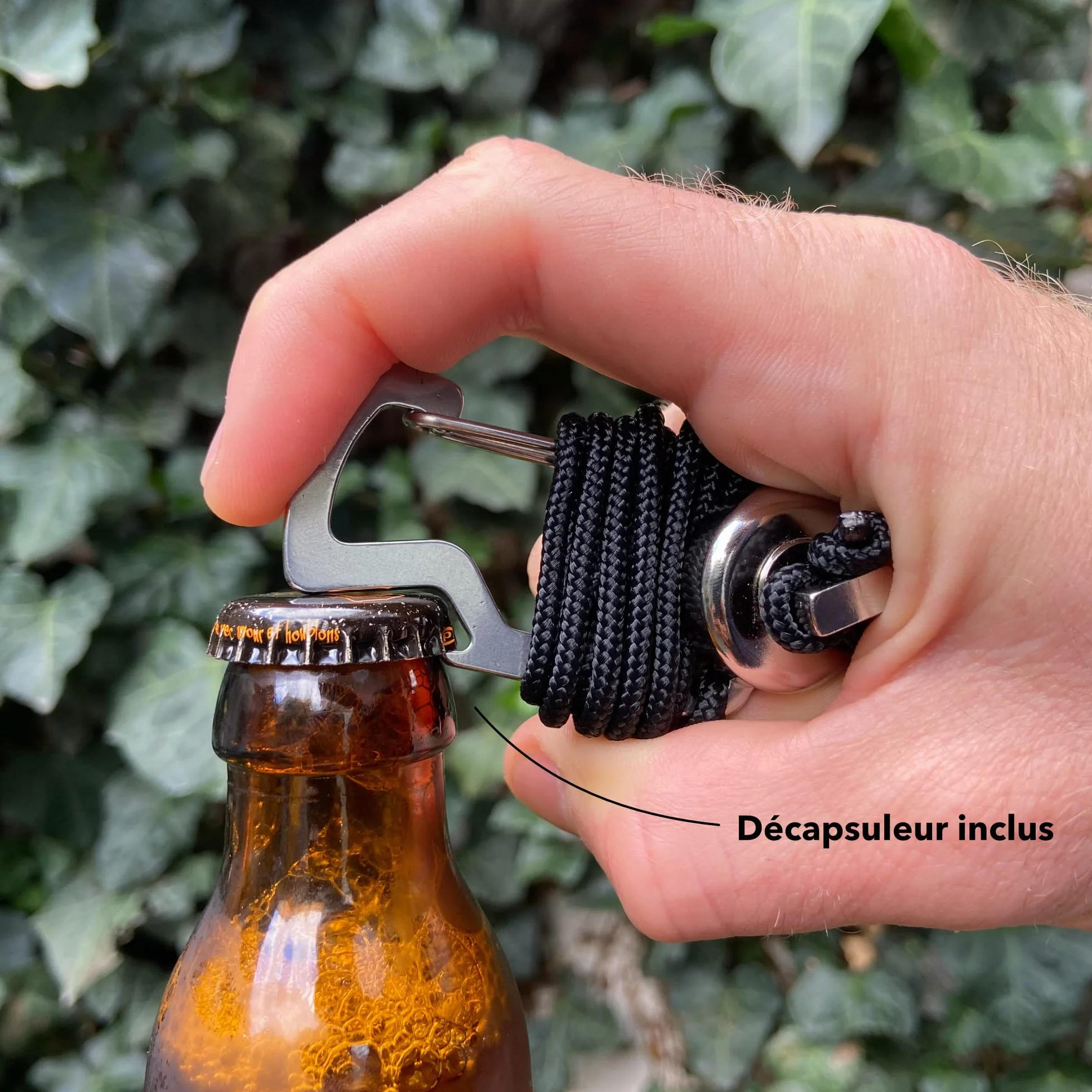 Imán de neodimio pastilla de petanca magnética profesional abrebotellas mosquetón
