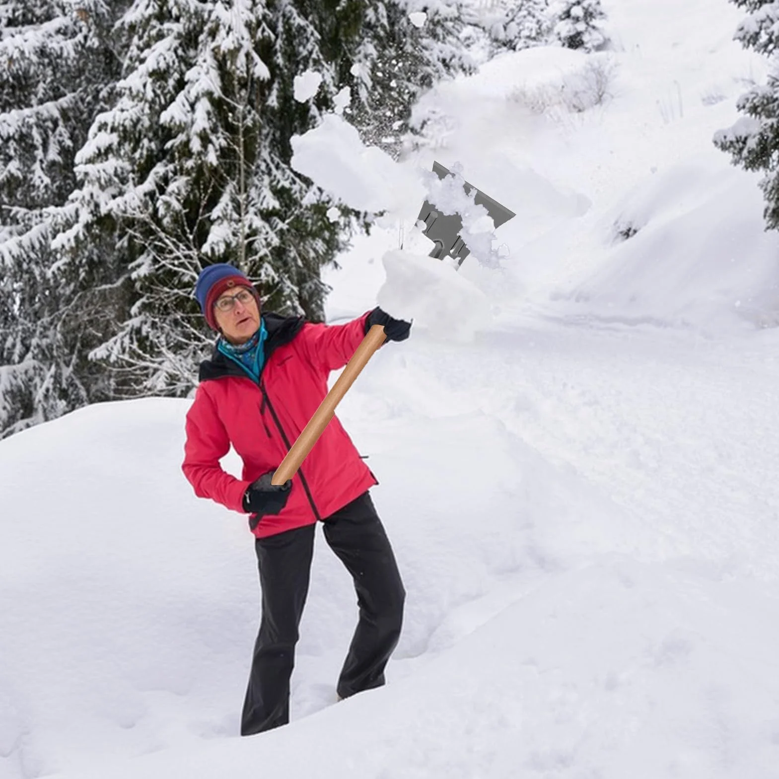 Pala quitanieves de | Raspador de remoción de nieve para condiciones pesadas - Pala quitanieves de coche, herramienta de limpieza de invierno para parabrisas de jardín, camión, ventana y
