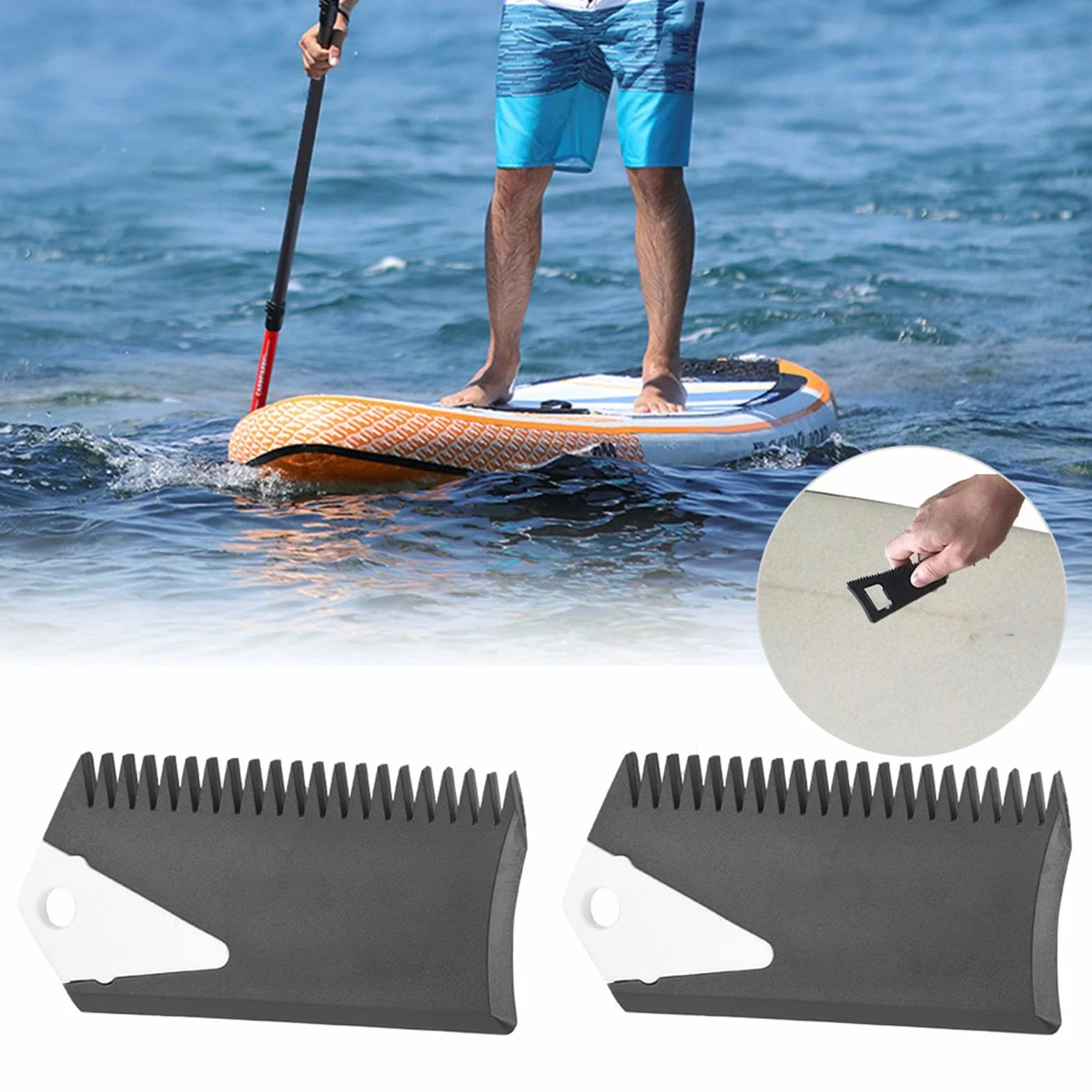 Tabla de surf cera mejora adherencia peine surf raspador removedor