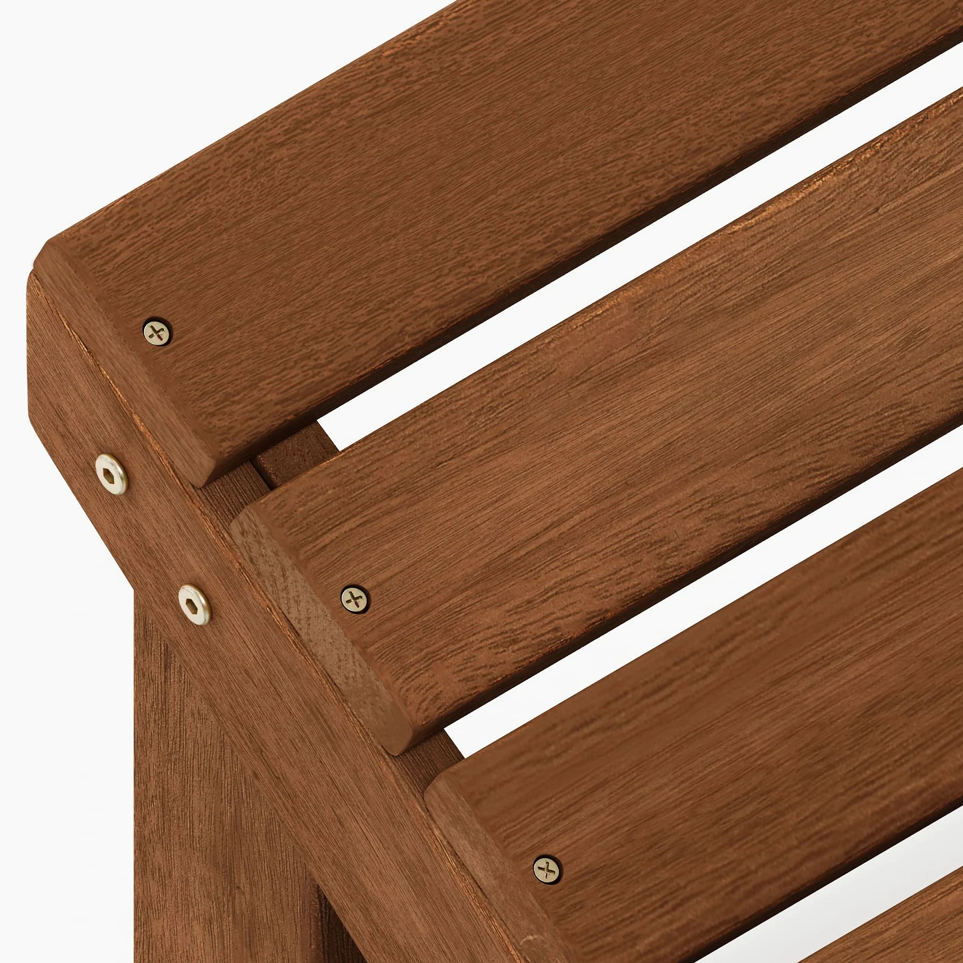 Furinno Tioman Adirondack Reposapiés Madera Dura Aceite de Teca Natural