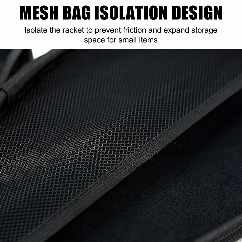 Funda para raqueta de tenis de mesa resistente al agua con cremallera