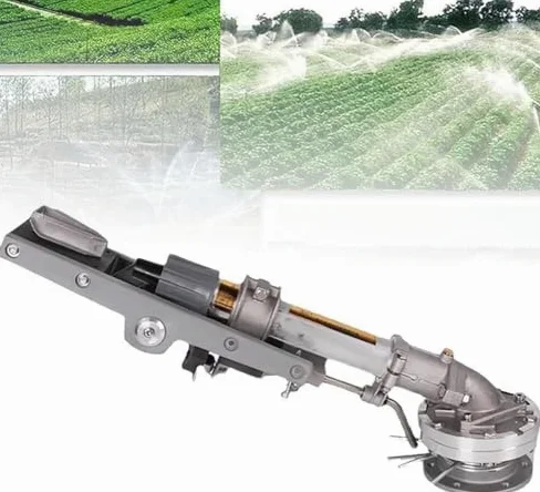 Impact Water Sprinkler - Sistema de riego ajustable de 360° para granjas y huertos con diámetro de pulverización de 10 a 100 m