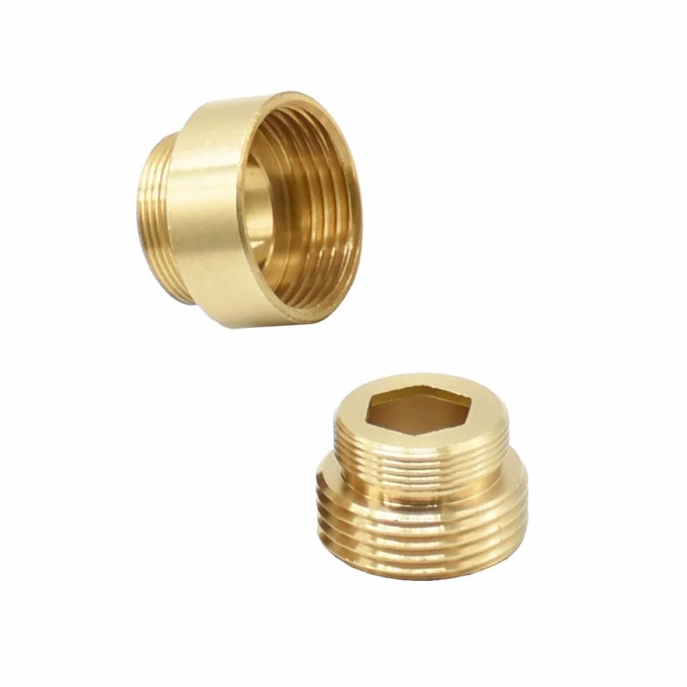 Conector de latón de 3/4" a rosca M22, adaptador para grifo de jardín y hogar, acoplamiento de junta duradera, accesorios, b