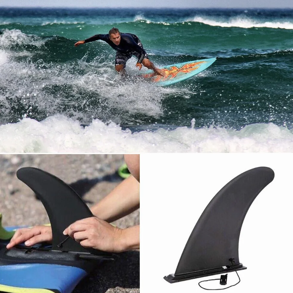 Aleta Central de Tabla de Surf, Quilla de Paddle Surf, 9in, ABS, para Surf, Stand Up Paddle Board, Kayak, Longboard