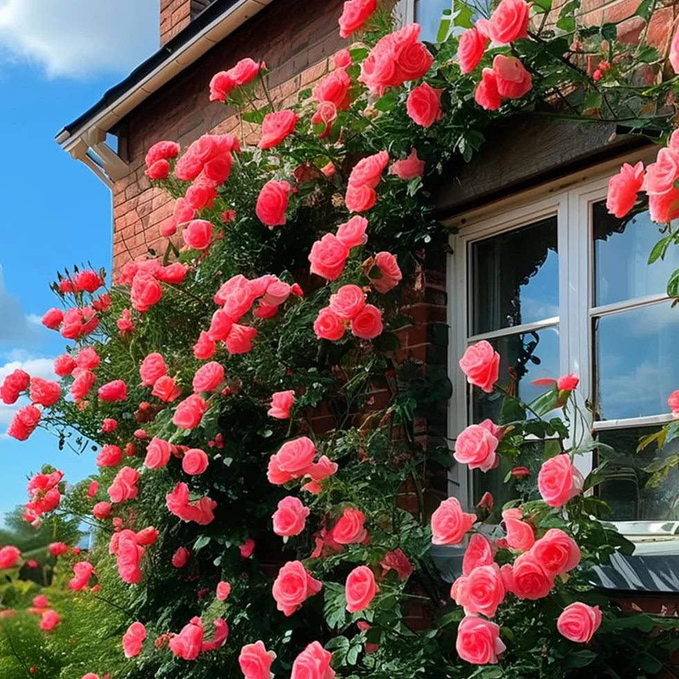 200+ Rosas Trepadoras De Colores Variados Para Decoración De Jardines, Balcones y Jardinería Vertical, Resistentes Al Frío, Perennes, Rosas Trepadoras Sin Espinas