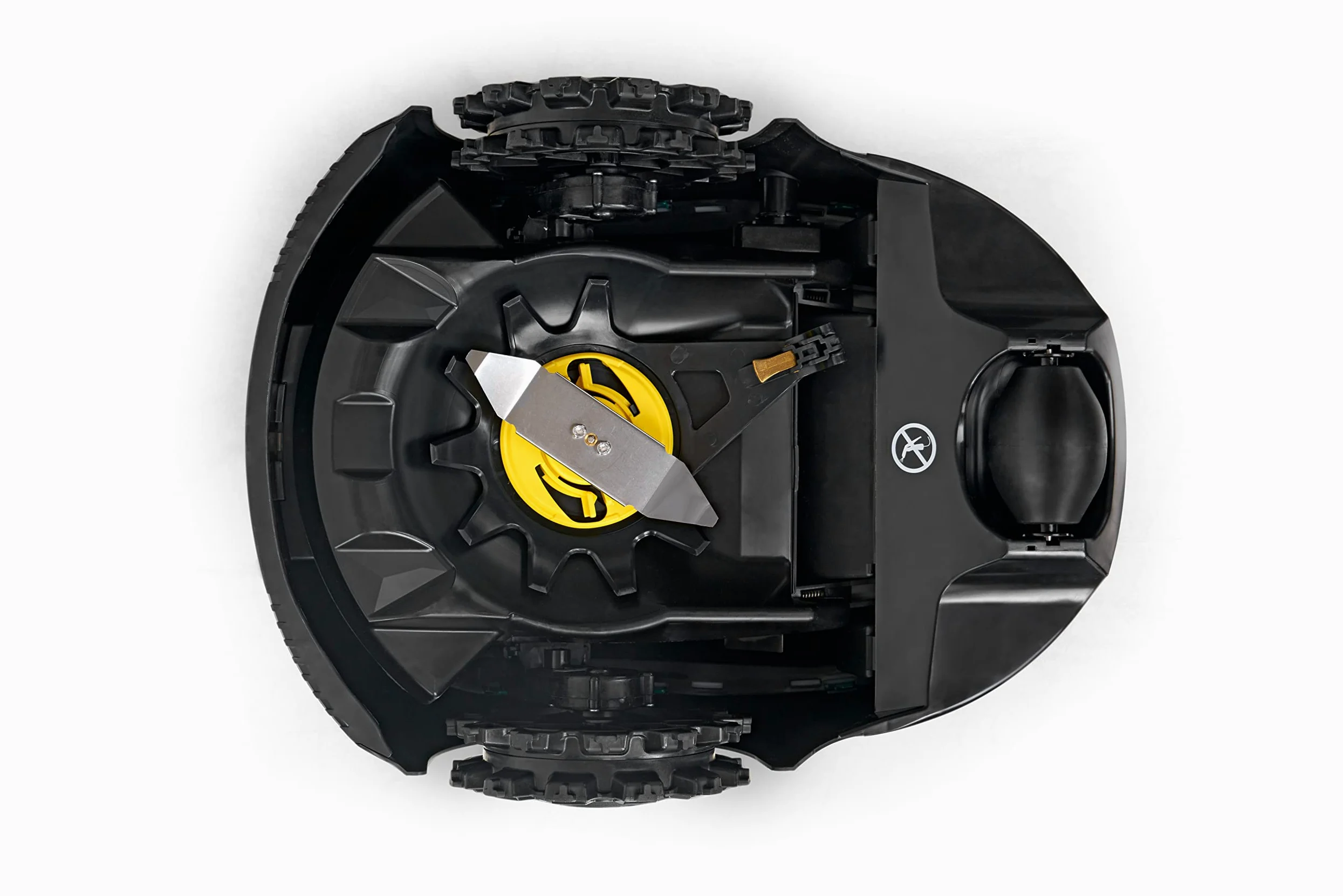 Robomow Robot cortacésped RT300 para Superficies de hasta 300 m² | 4,3 Ah; Ancho de Corte de 18 cm; fácil instalación, autolimpiable e Incluye Cubierta de Corte Flotante, Limpiador de mantillo