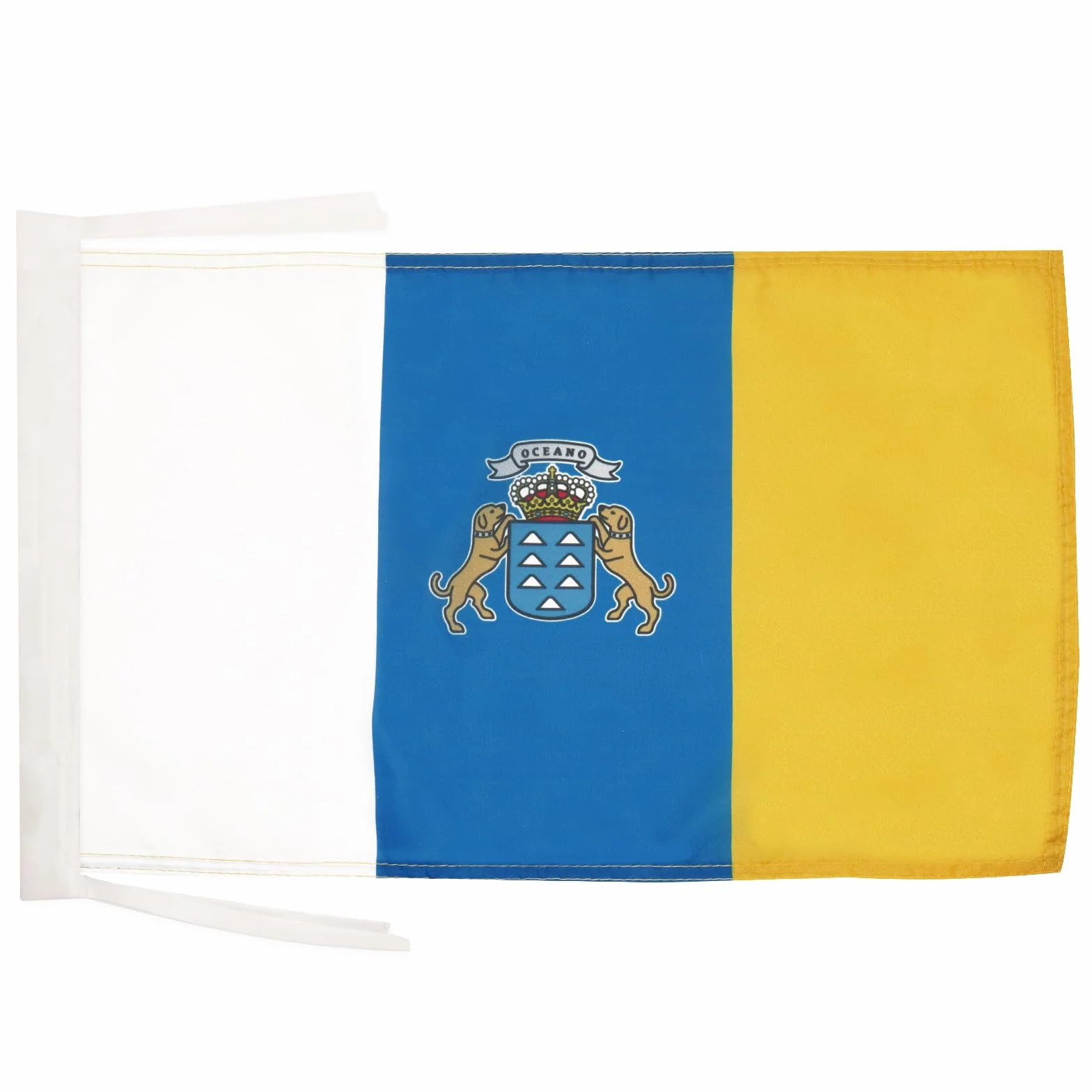 AZ FLAG Bandera de CANARIAS 45x30cm - BANDERINA Canaria 30 x 45 cm cordeles
