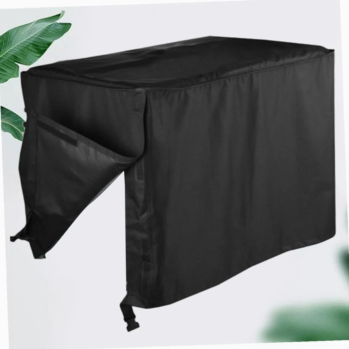 Funda para Generadores Exteriores Cubierta Rectangular Resistente UV y Polvo Protector Duradero para Jardín Color Negro