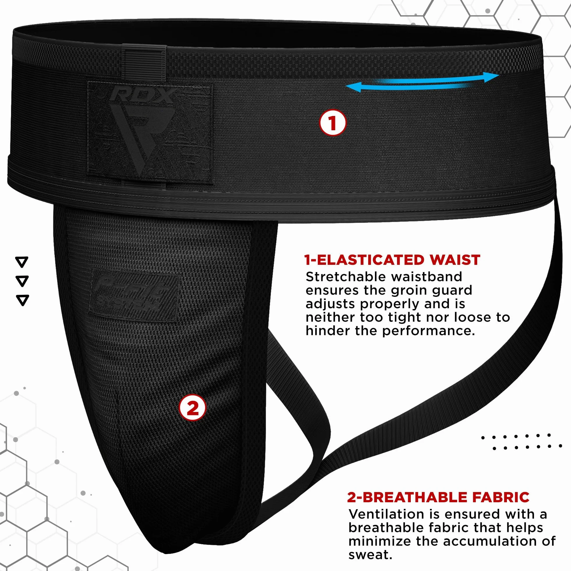 RDX Coquilla Proteccion Boxeo MMA Protector Ingle Suspensorios Artes Marciales
