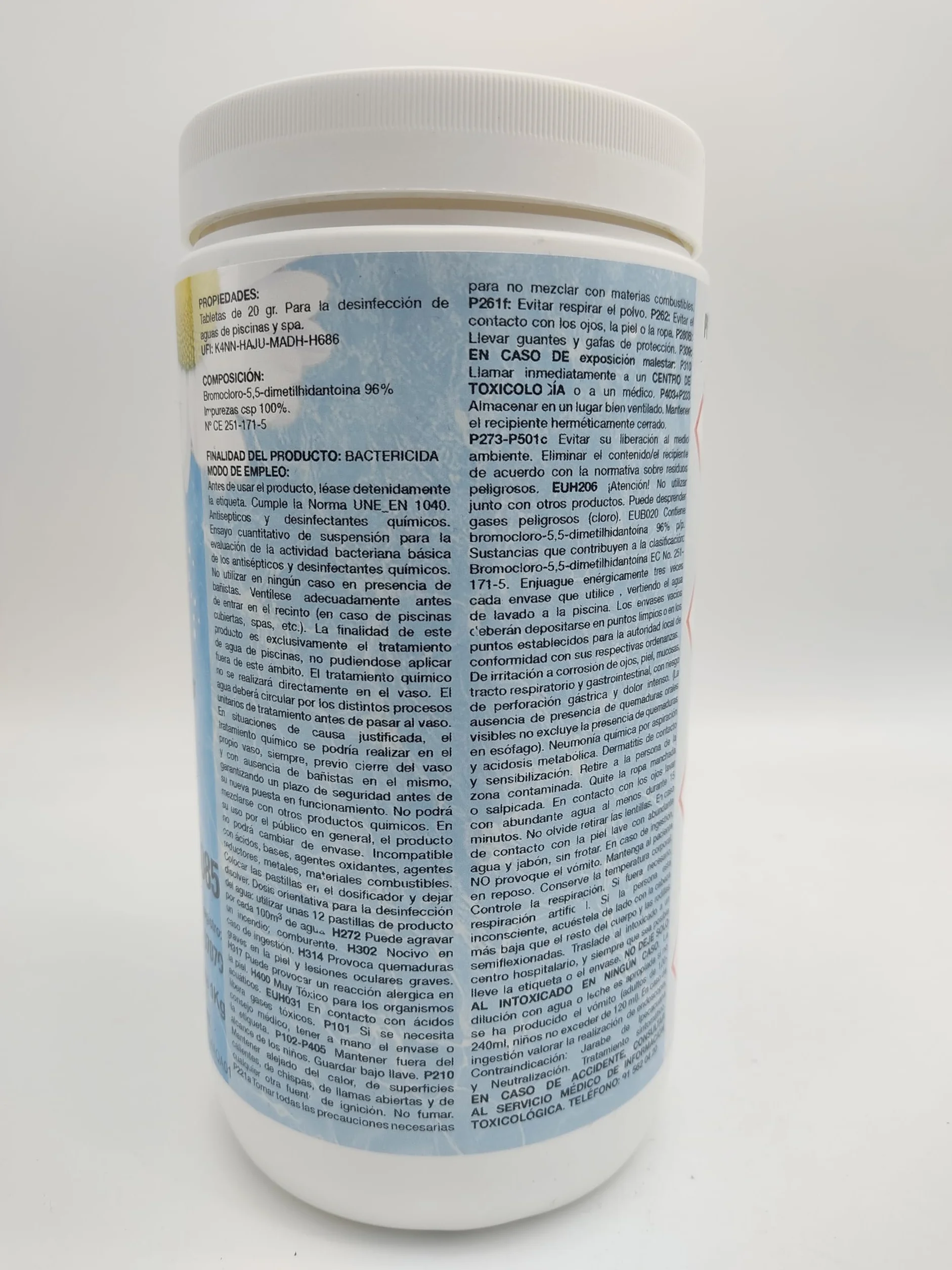 BROMYMB T20 Bromo Especial SPAS Pastillas 20 gr. Bote 1 kg