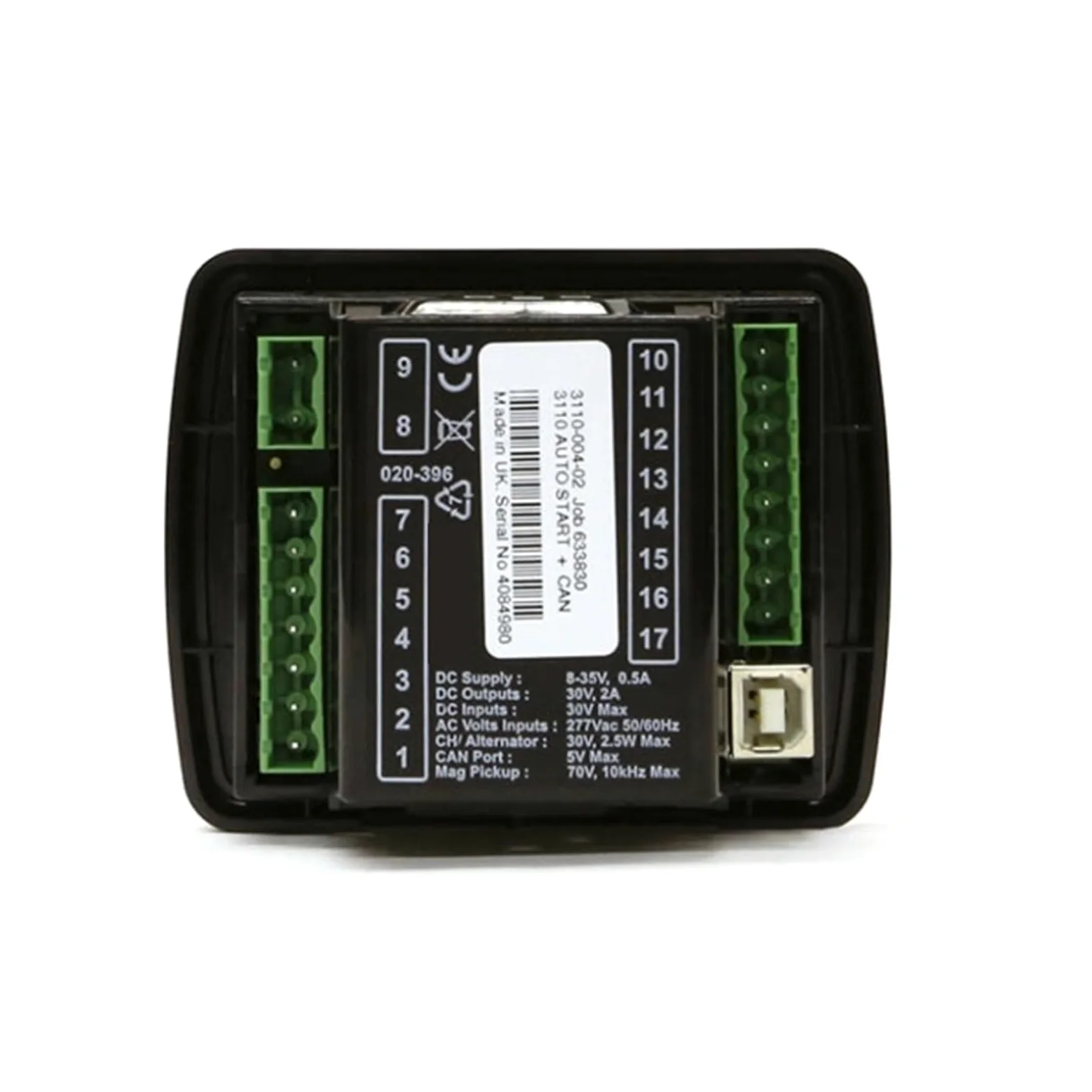 1 generador automático de motor diesel 3110