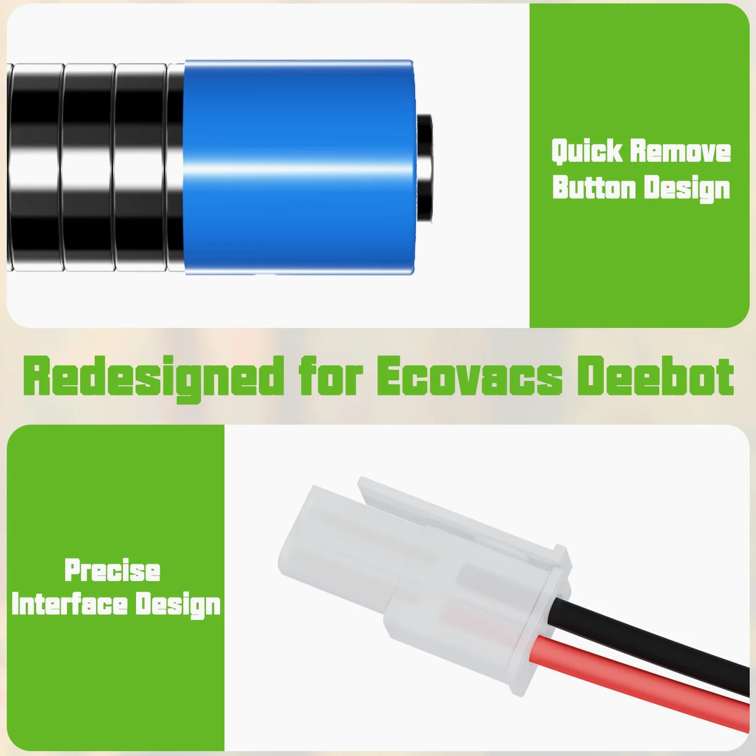 2 paquetes de 5000 mAh NI-MH batería de repuesto para cortacésped Husqvarna Automower 210C, 220AC, 230ACX, 260ACX, 265ACX, Solar Hybrid, G2 2004-2006, AU-18C, AU-18V, 535120901, 535120901, 535120901