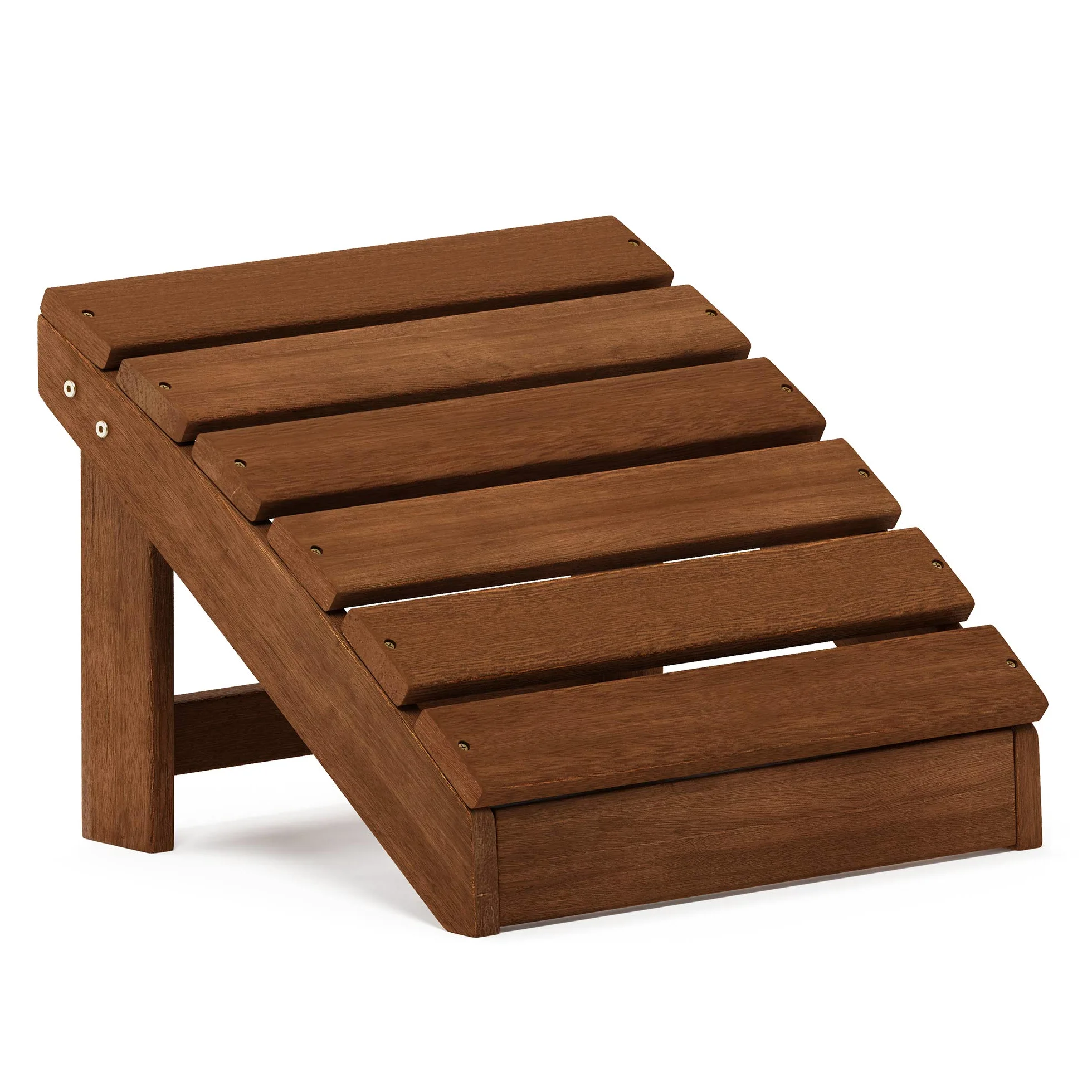Furinno Tioman Adirondack Reposapiés Madera Dura Aceite de Teca Natural