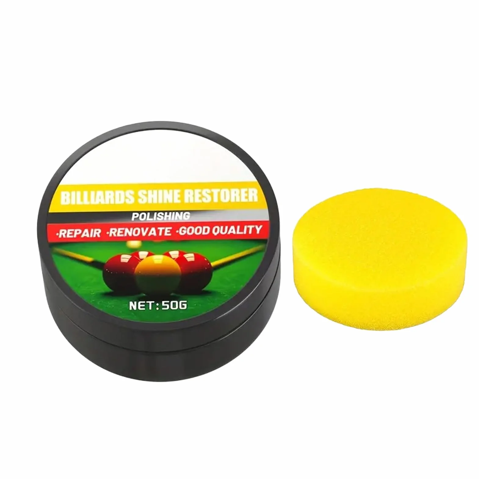 Limpiador de Bolas 50 g con Esponja 60 g Total Mantenimiento Brillo Pulido