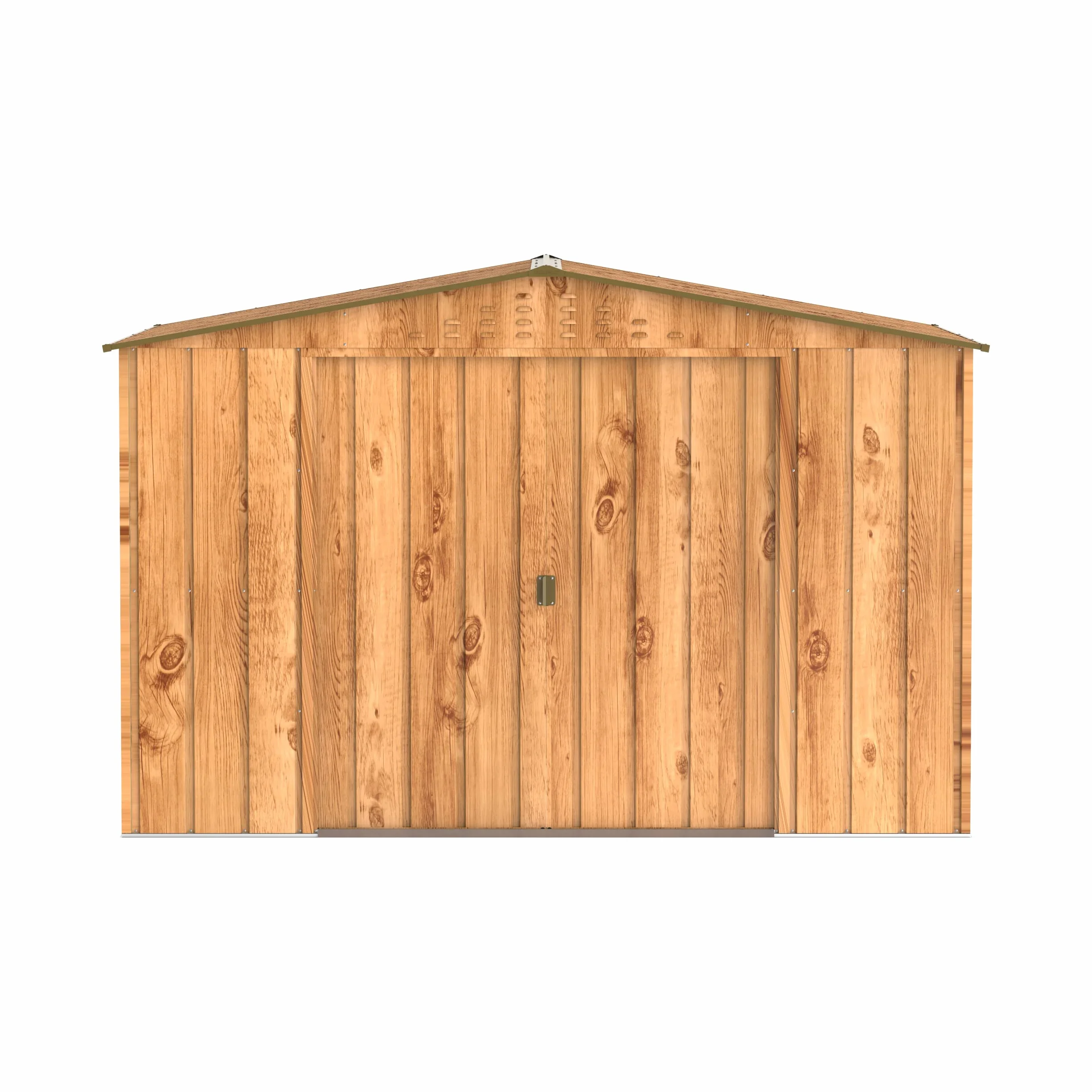 Duramax - caseta cobertizo jardín - TOP HERCULES 10x8 - Metal - color imitación madera