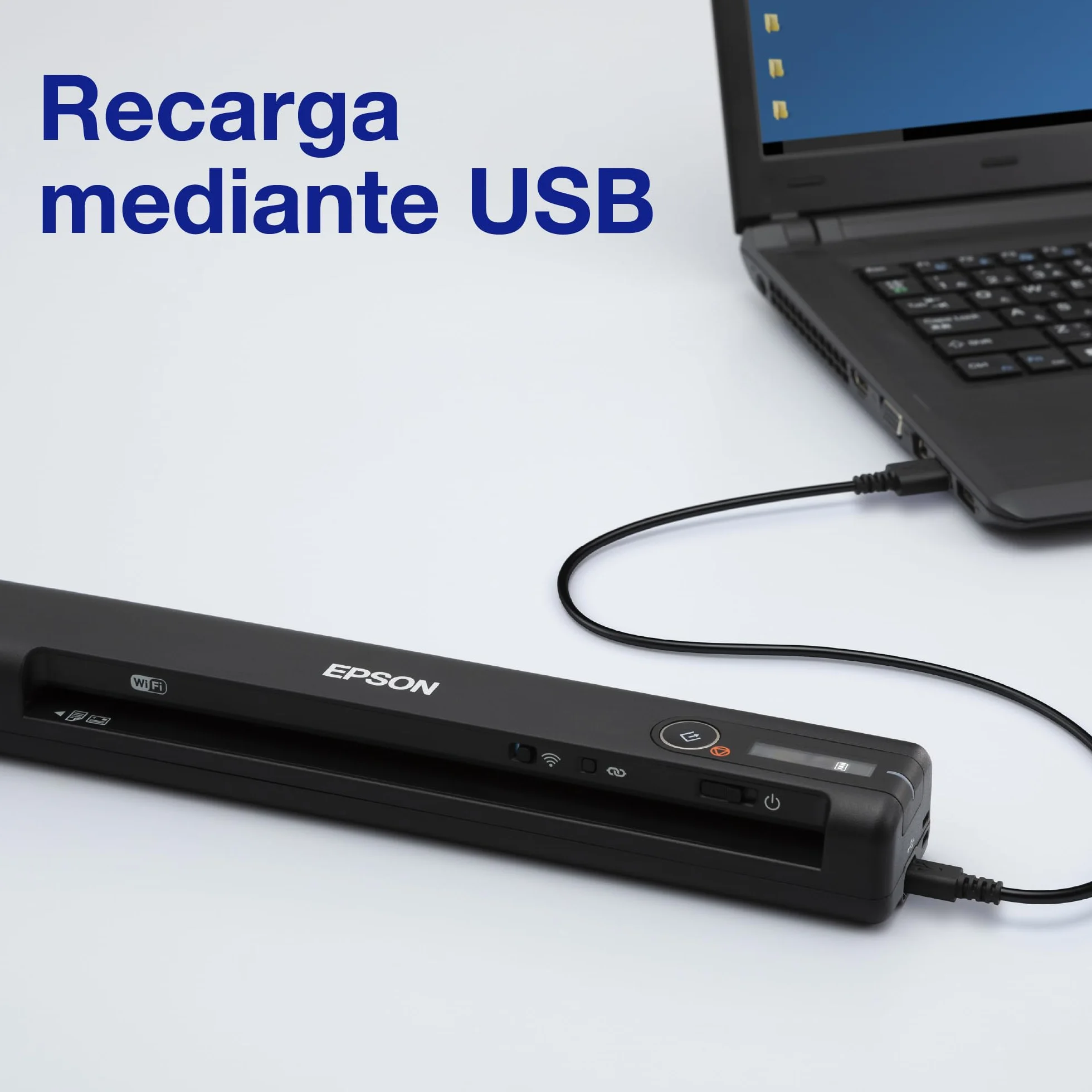 Epson Workforce ES-60W Escáner Portátil Inalámbrico WiFi USB