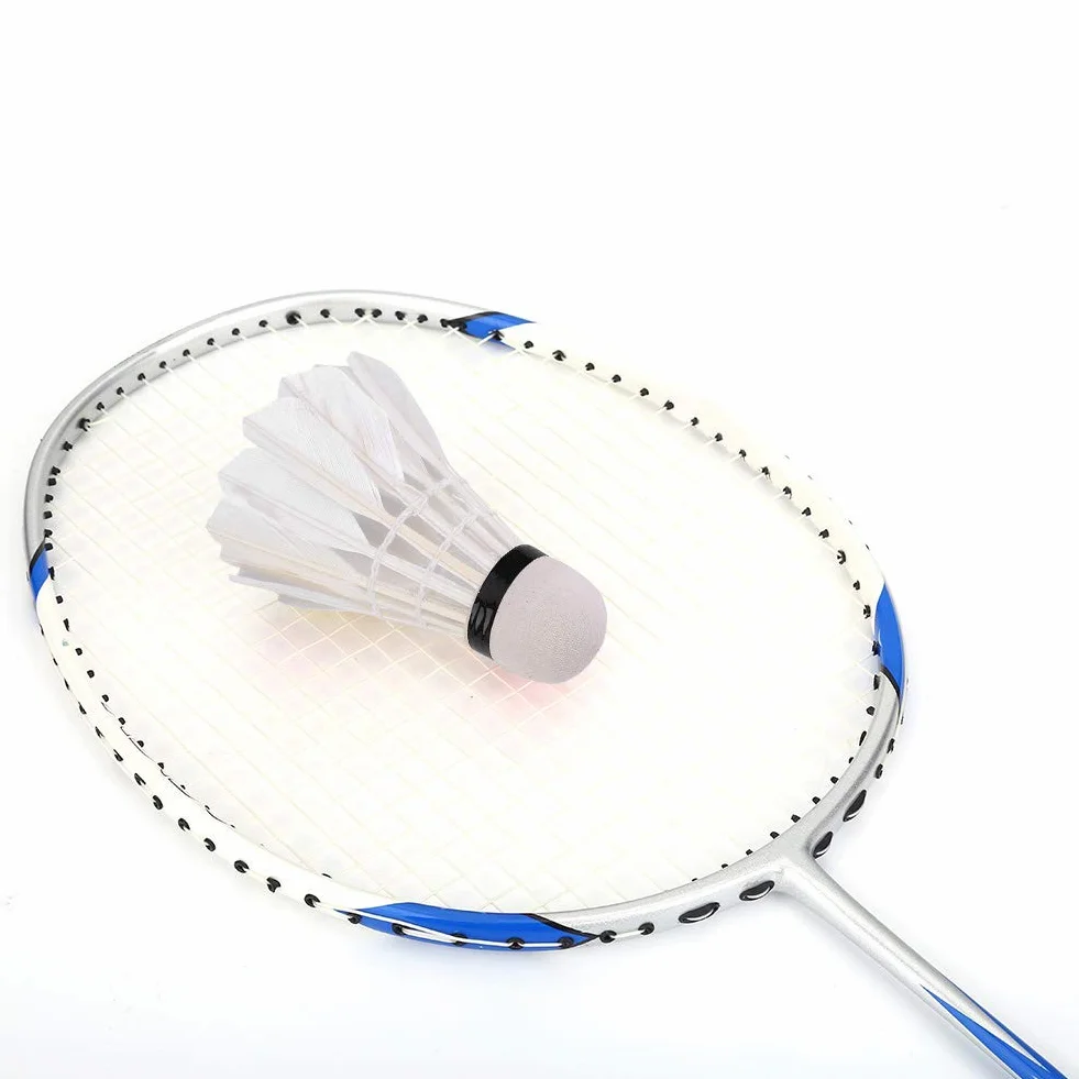 SANON Volantes de Bádminton Plumas de Ganso Estables Duraderos Birdies para Entrenamiento Deportivo Interior Exterior