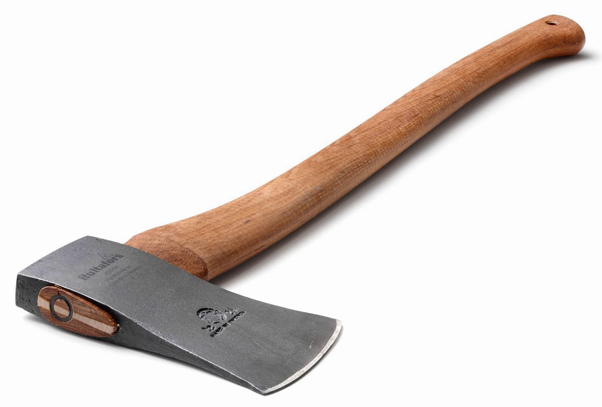 Hacha de Madera forjada a Mano HY 10 708 mm de Hierro Forjado I Hultafors I Forjada en Suecia I 1620 g Hacha Premium con Mango de Madera de Nogal Americano I Se Puede reafilar I 840144