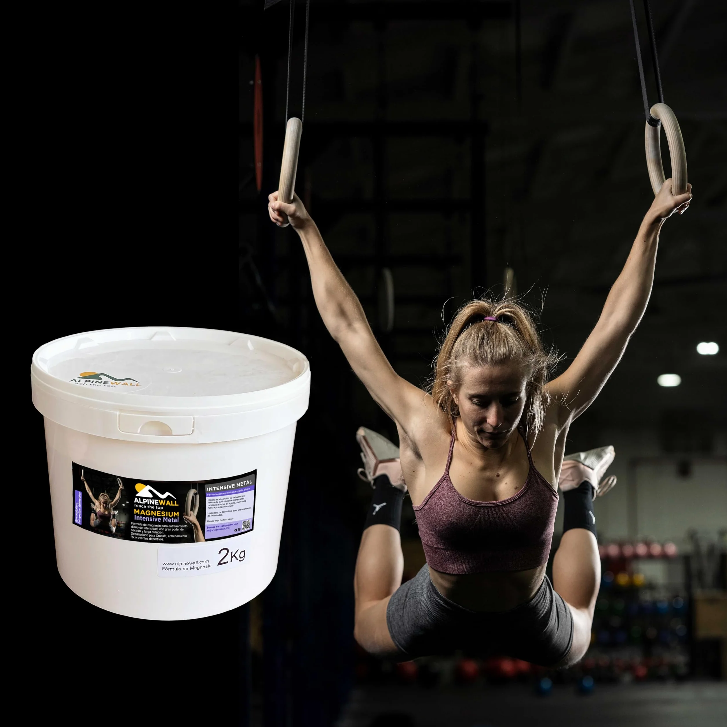 Magnesio para Crossfit Intensive Metal 2Kg Fórmula Entrenamiento Diario