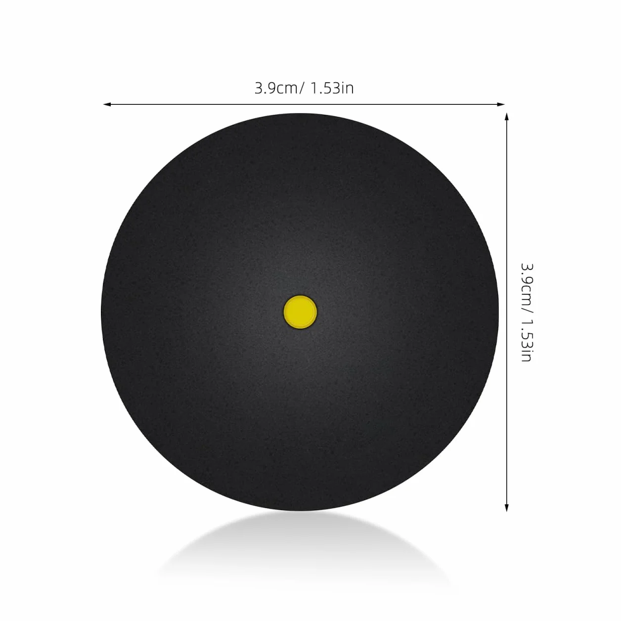 Kisangel 4 bolas de squash 45 mm alta elasticidad entrenamiento competitivo