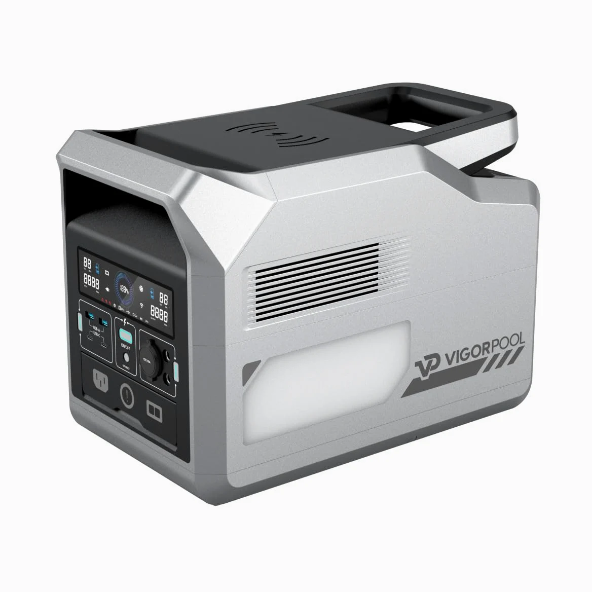 Baterías portátiles de litio (1200 W, alimentación de hasta 12 dispositivos simultáneamente