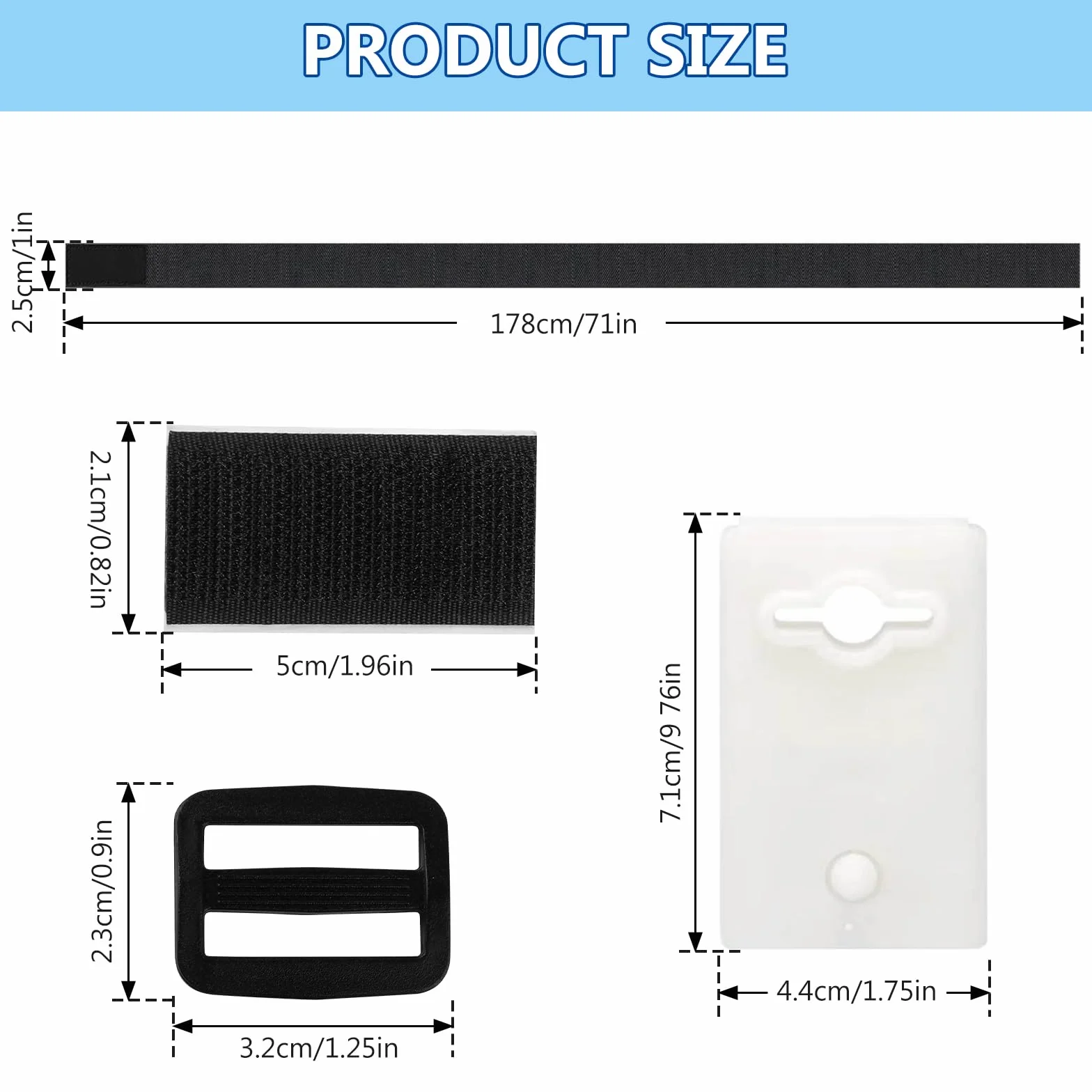 BORDEAG 12 Piezas Kit De Fijación De Cubierta Solar para Piscina, Enrolladores De Piscina para Película Solar, Enrolladores Cobertor De Piscina, Accesorios Fijos Universales para Piscinas Universales