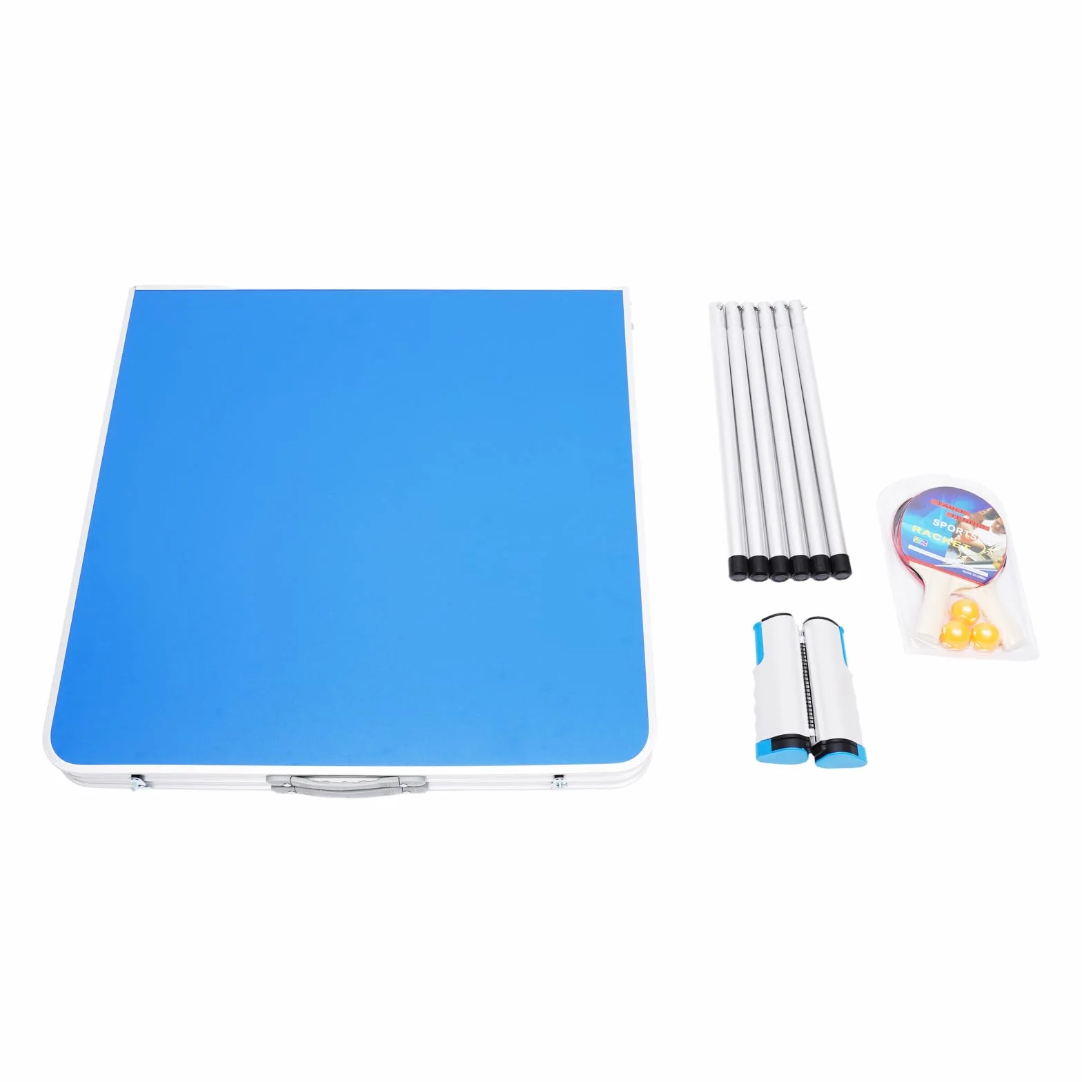 Mesa de ping pong plegable profesional exterior resistente intemperie altura regulable red