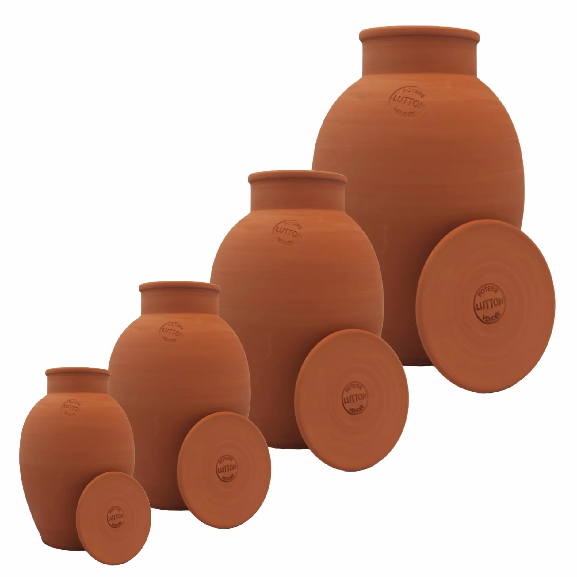 Ollas Lutton Olla Terracota para Enterrar 5L | Riego Automático y Ecológico para Plantas de Exterior | Sistema de Riego Natural | OYA Terracota | Autonomía 7 Días