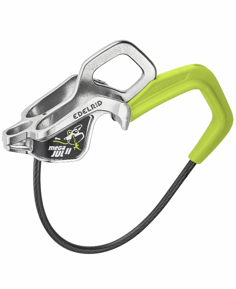 EDELRID Mega Jul II Dispositivo de Seguridad Unisex Adultos Pizarra