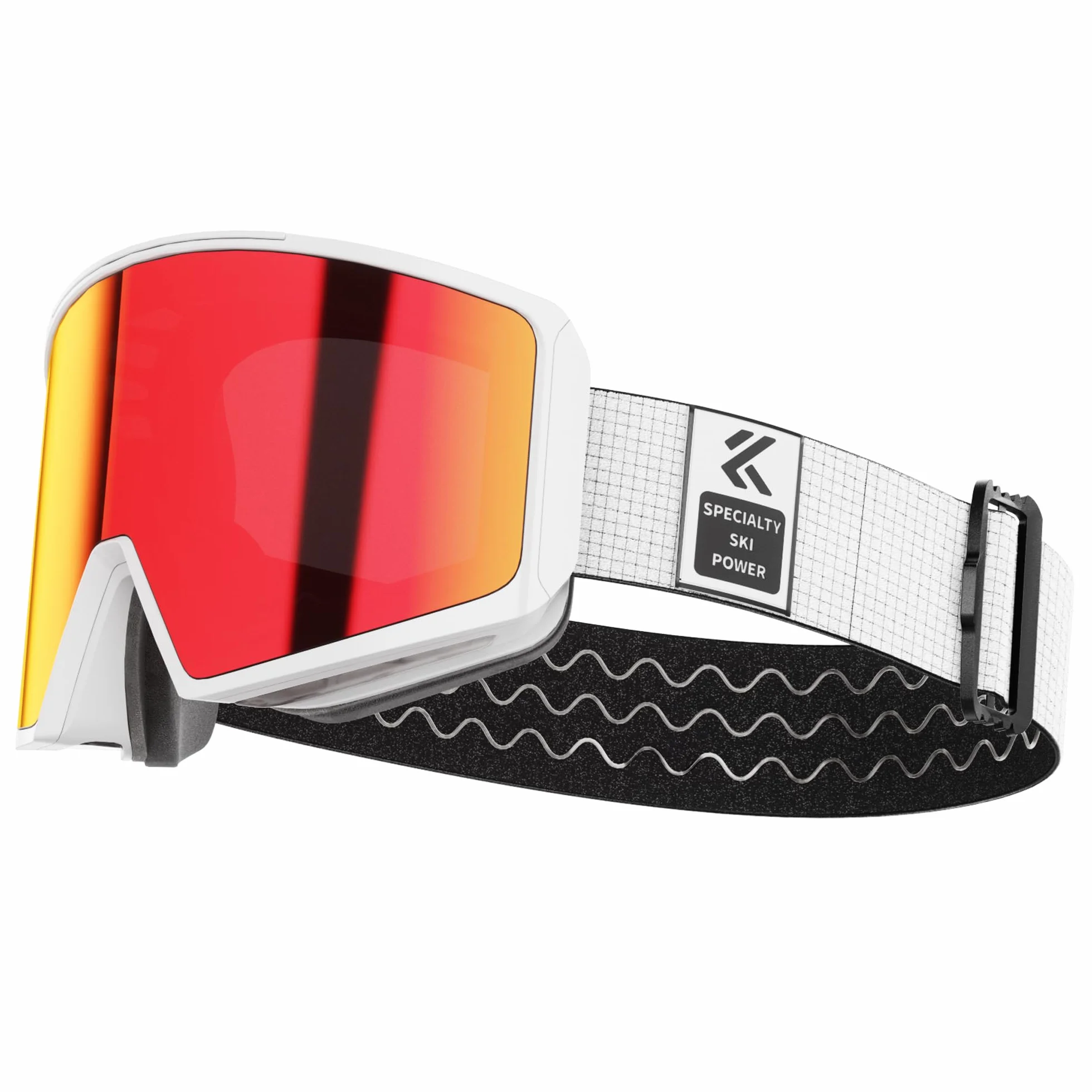 KAPVOE Gafas de Esquí Fotocromáticas con Lentes Magnéticas UV400 Antivaho