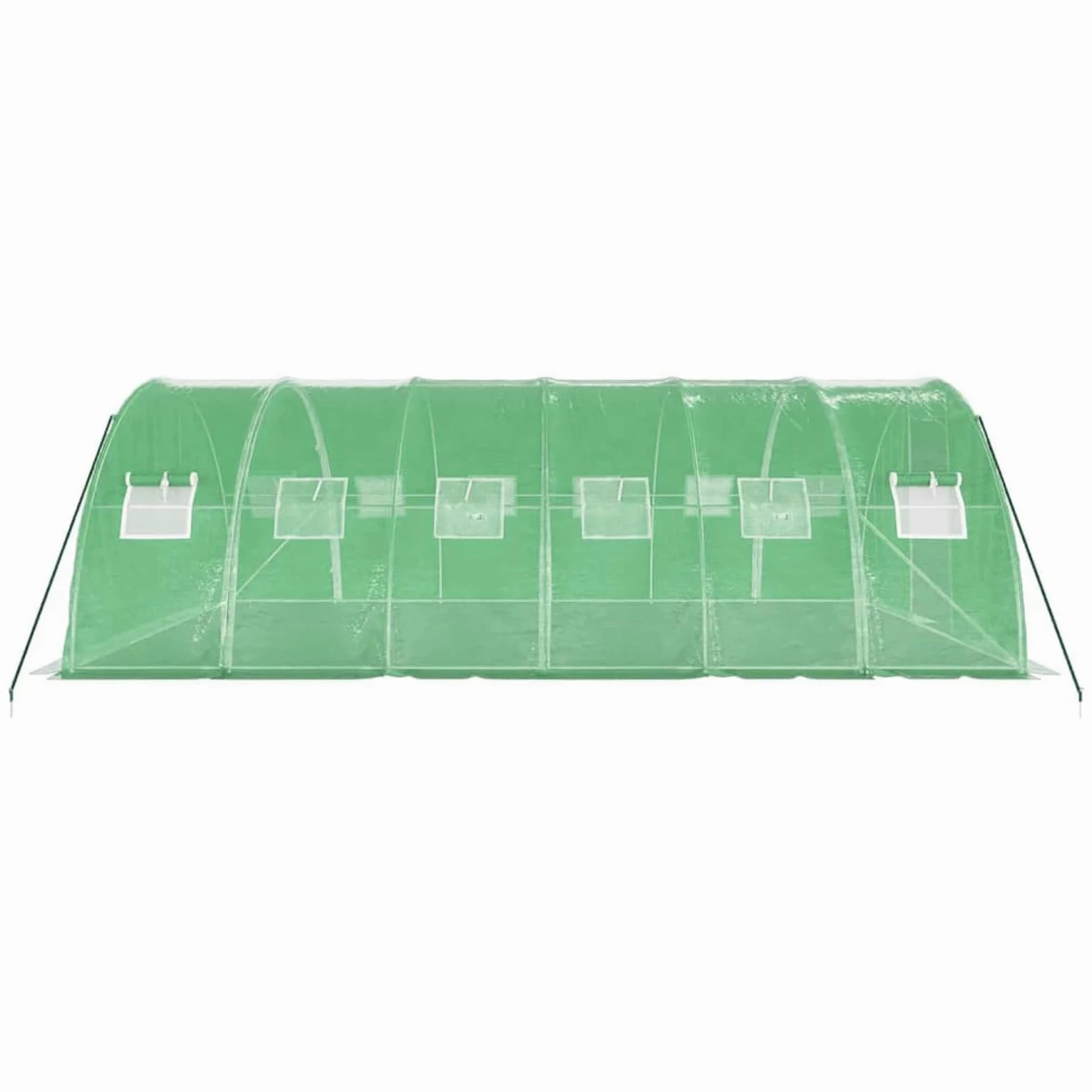 ARKEM Invernadero con Estructura de Acero Verde 24 m² 6x4x2 m Pajareras Exterior En Jardin
