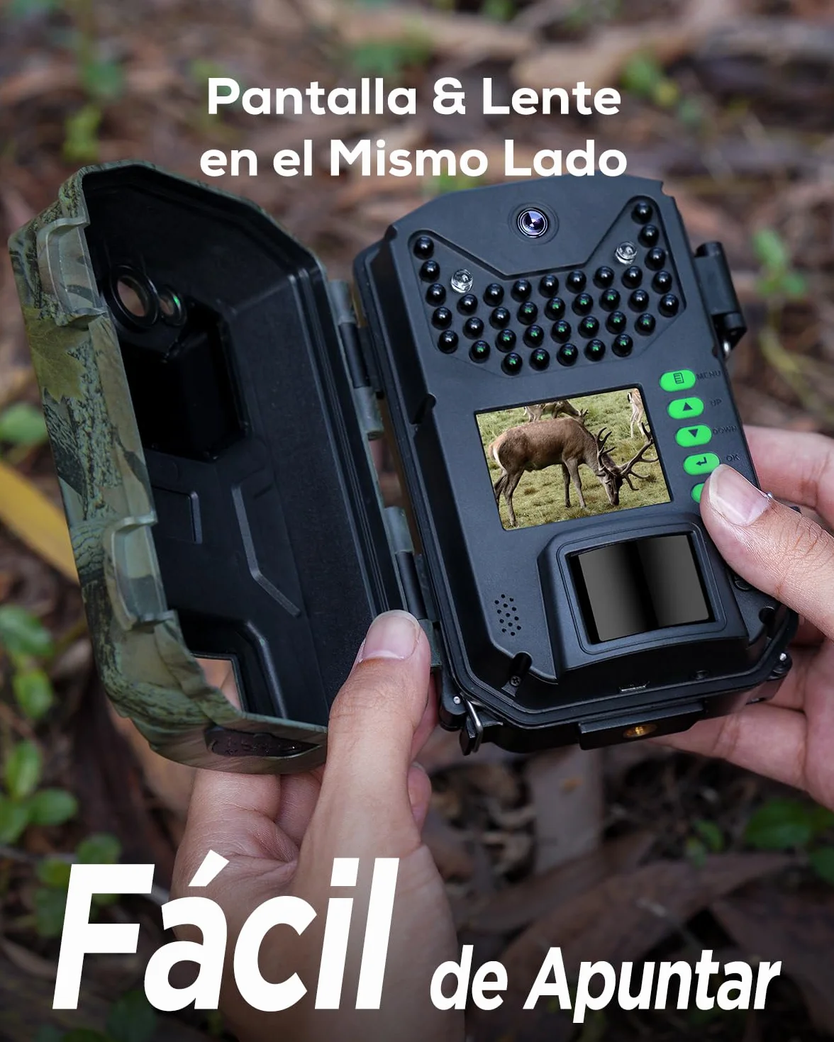 iZEEKER Cámara de Caza 32MP 1080P Visión Nocturna IP66 Impermeable