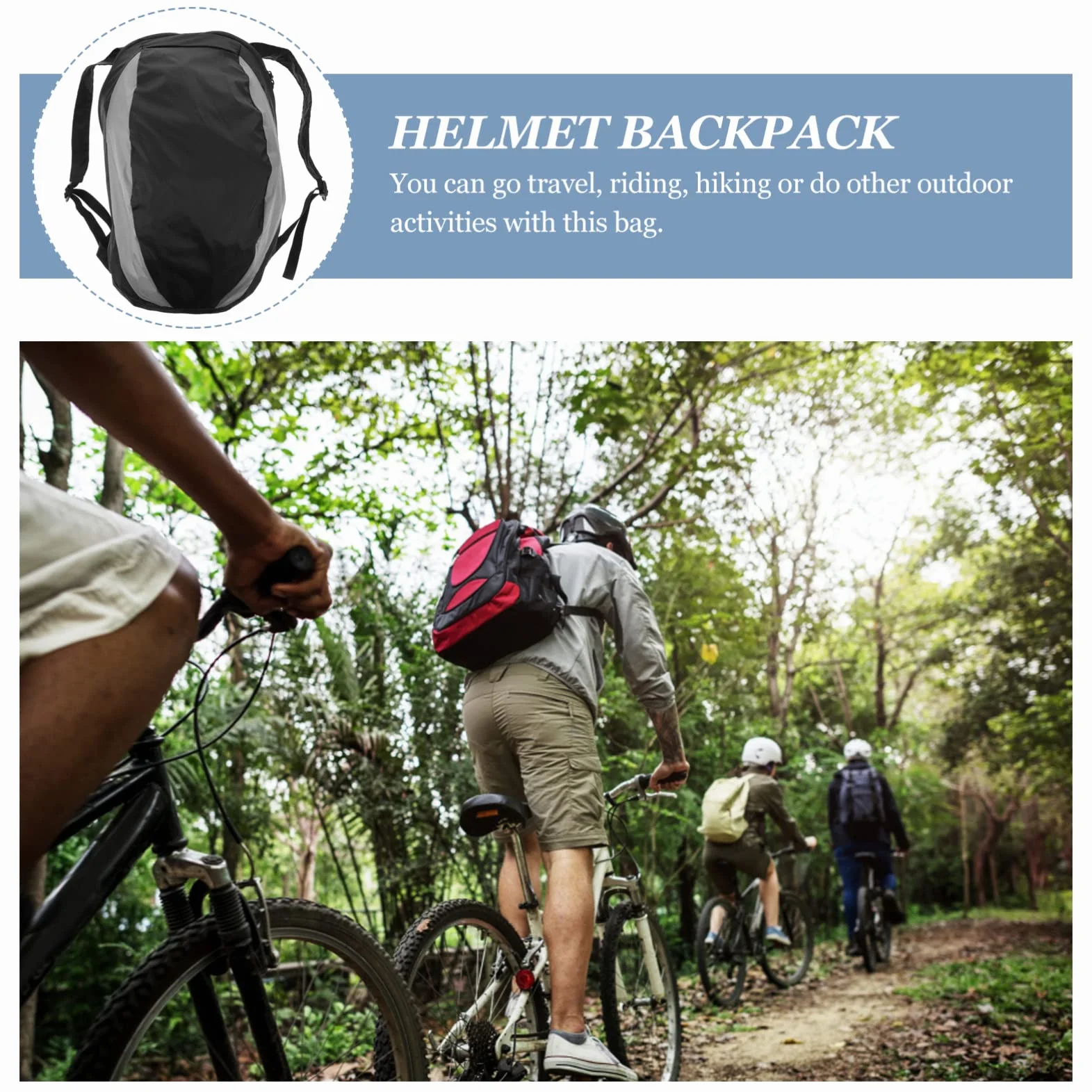Mochila Deportiva de Nylon para Fútbol con Soporte para Casco y Balones