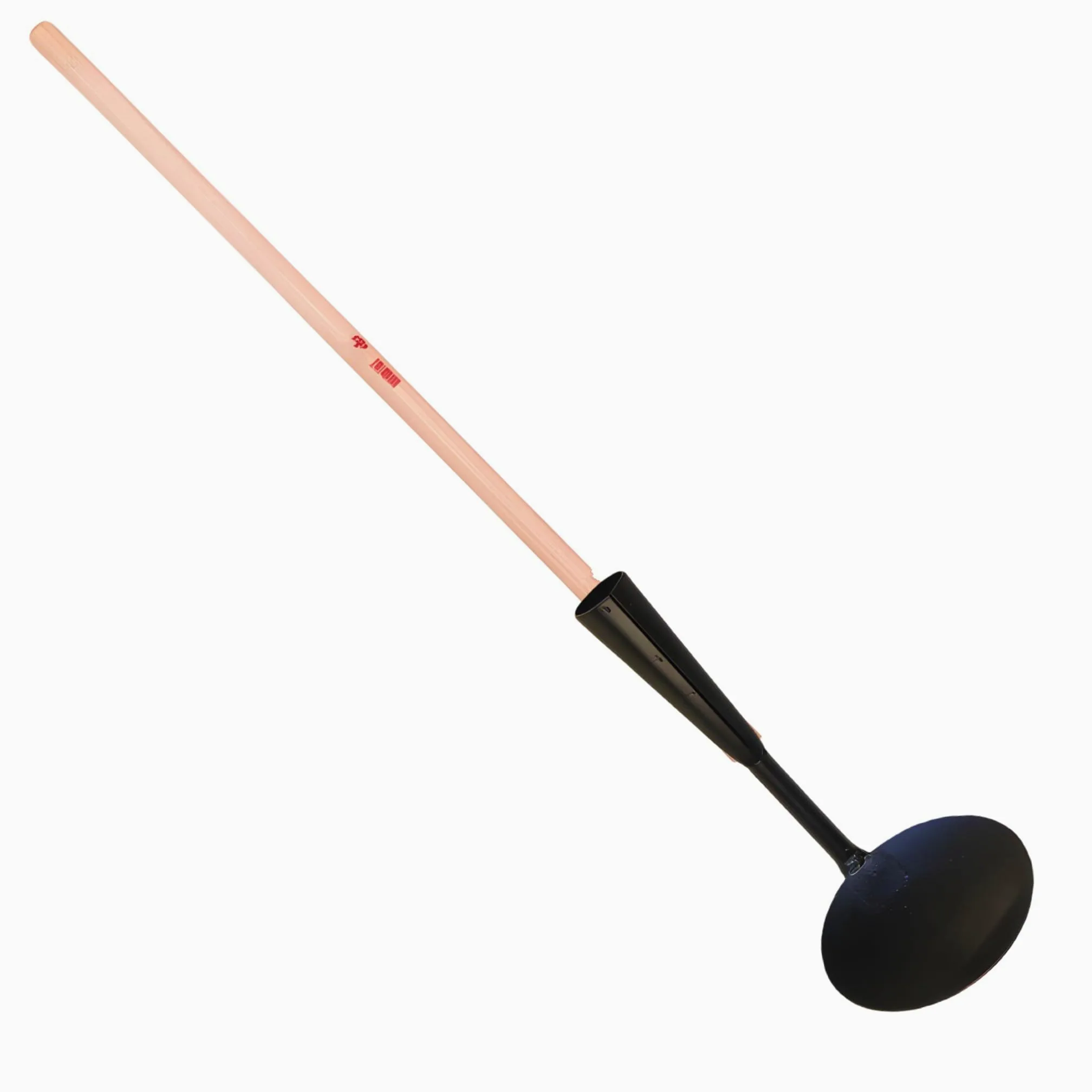 Bricoloco Cazo saca Tierra 180 mm. con Mango para cavar Hoyos para Postes y plantación. Extracción Solo de la Tierra necesaria con Menos Esfuerzo. Cuchara Cava Hoyos Manual para jardín y Cultivo