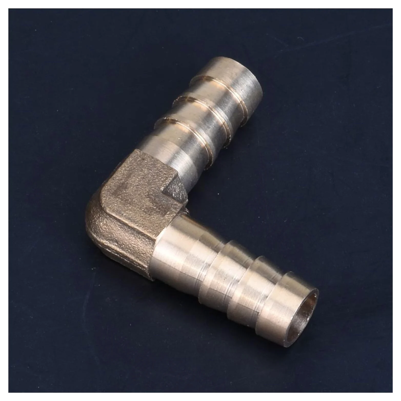Adaptador Manguera Ducha Accesorio de tubería Manguera púas latón: Acoplamiento Codo Igual/Reductor (4 mm-25 mm) - Adaptador Tubo Conector Cobre for Agua y Aire | 25mm