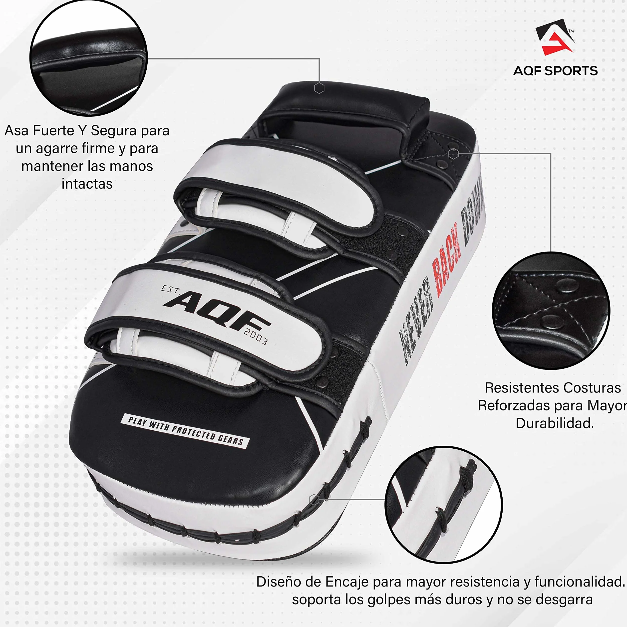 Almohadilla para Brazo Curvada de Protección para Golpes para Kick Boxing MMA Muay Thai
