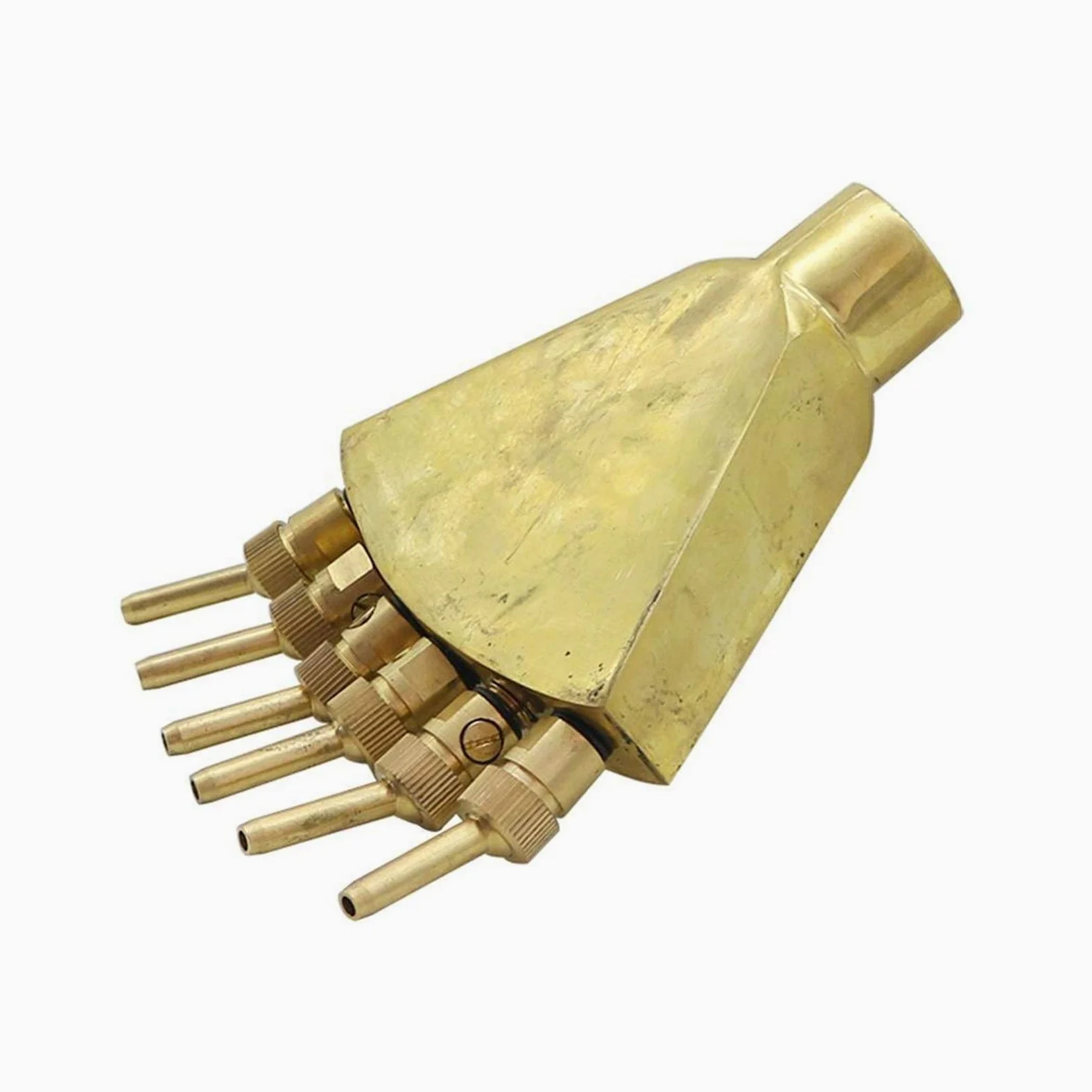 Herramientas de sistema de riego de jardinería 1 pieza de 1 pulgada Phoenix Tail Fuente de la boquilla, además de una pequeña boquilla con difusor Jardín Válvula Ver fuente de la charca