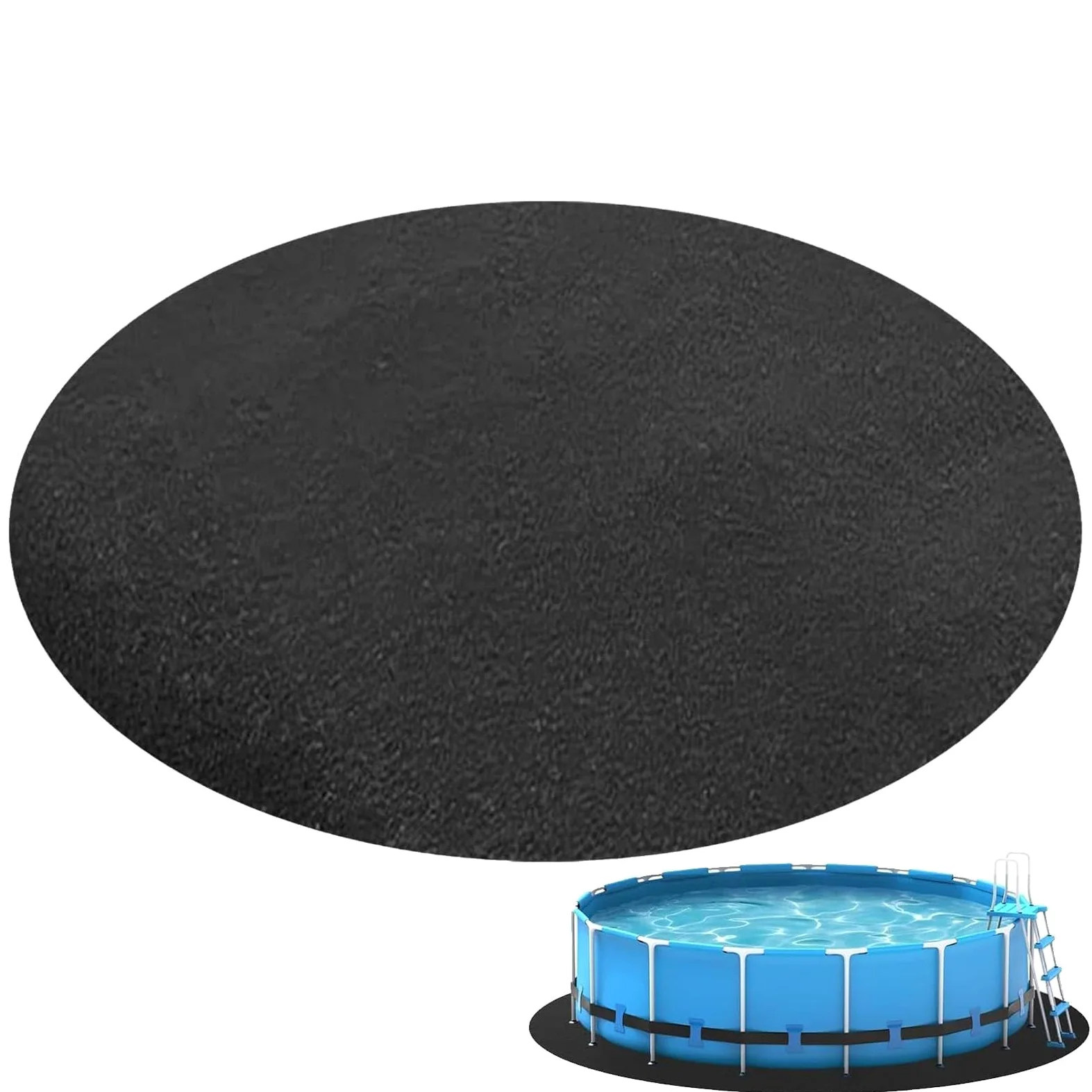 Base Para Piscina 3,7m Esterilla Protector De Suelo Resistente A La Intemperie
